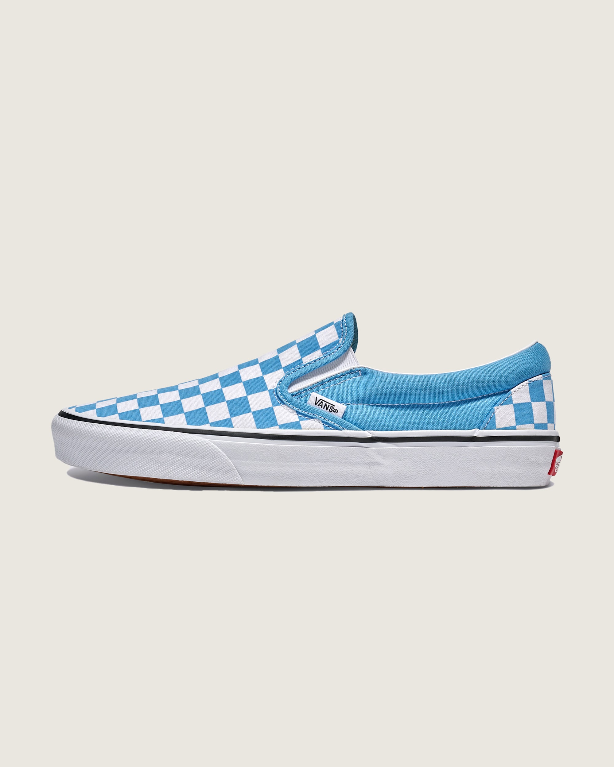 Chaussure Classic SlipOn  damier VANS Bleu Heritage  Blanc HERO
