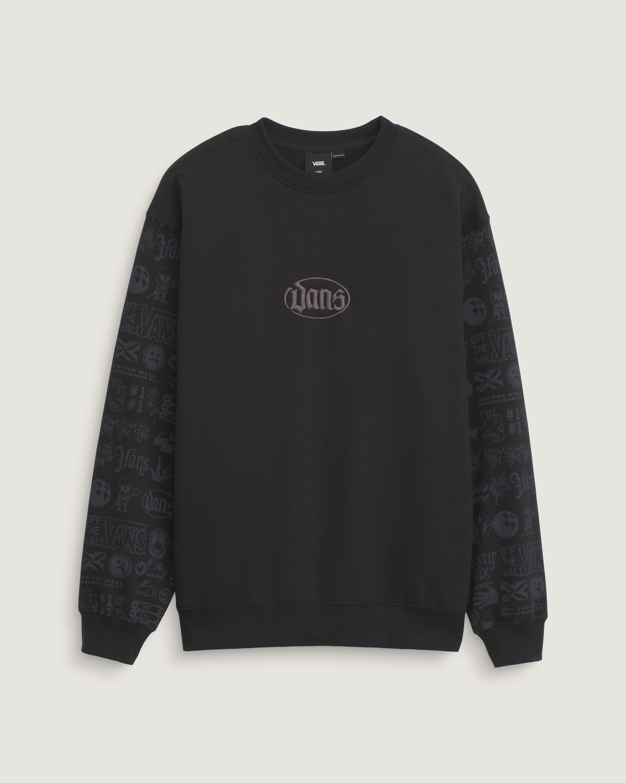 Mixed Lot Crew Sweatshirt VANS Black HERO