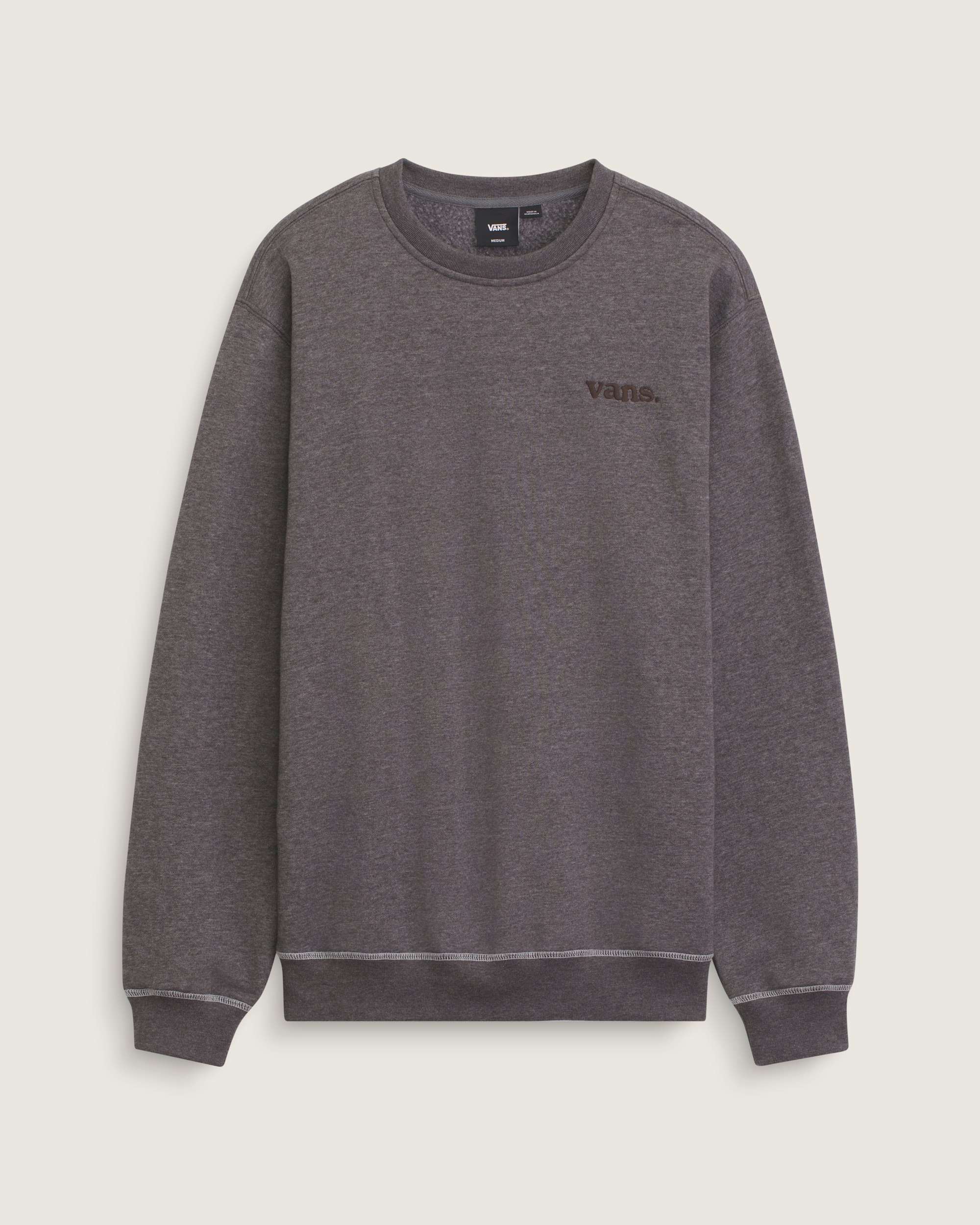 Vans 66 Crew Sweatshirt VANS Asphalt Grey HERO
