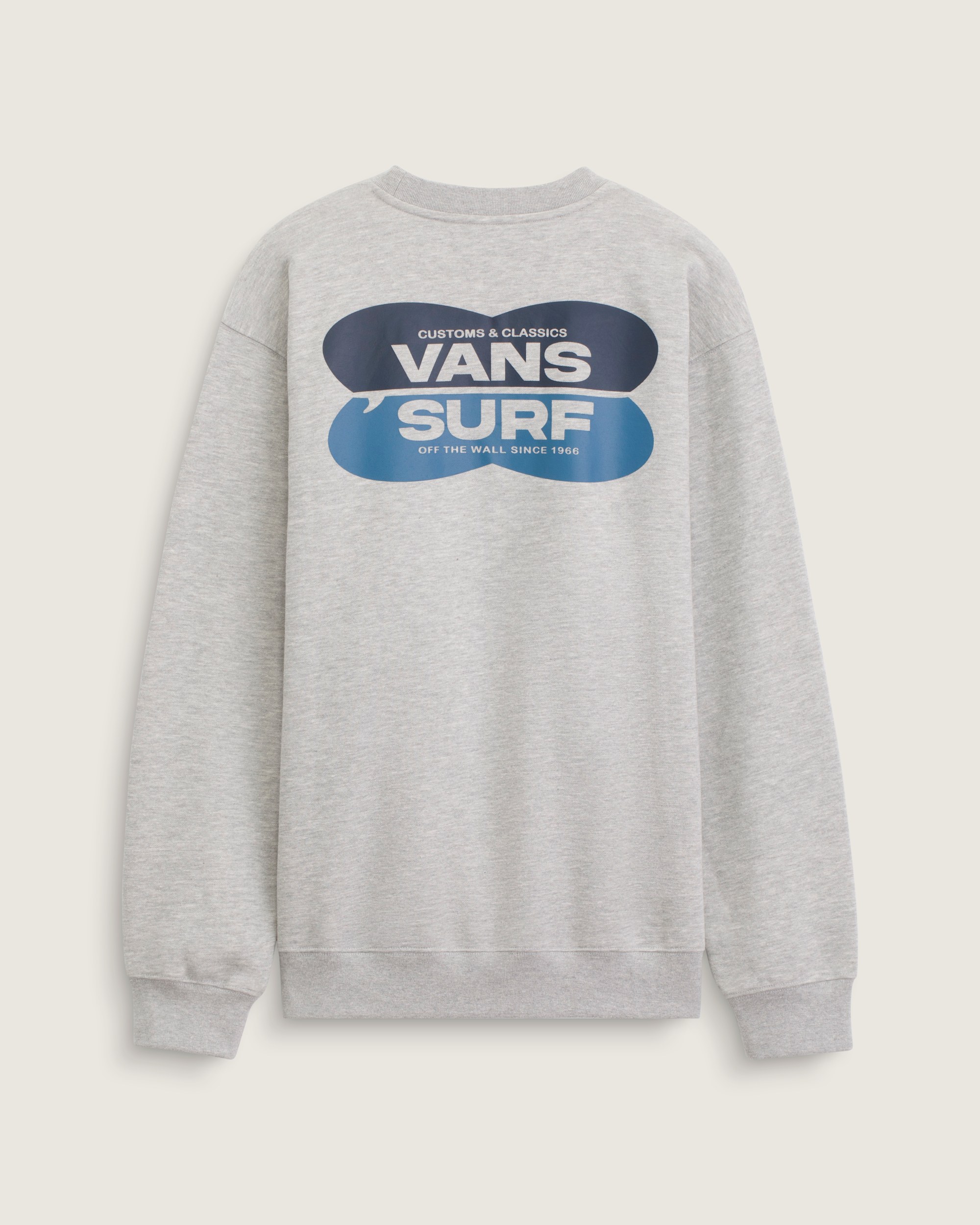 Palms Crew Sweatshirt VANS Cement Heather ALT1