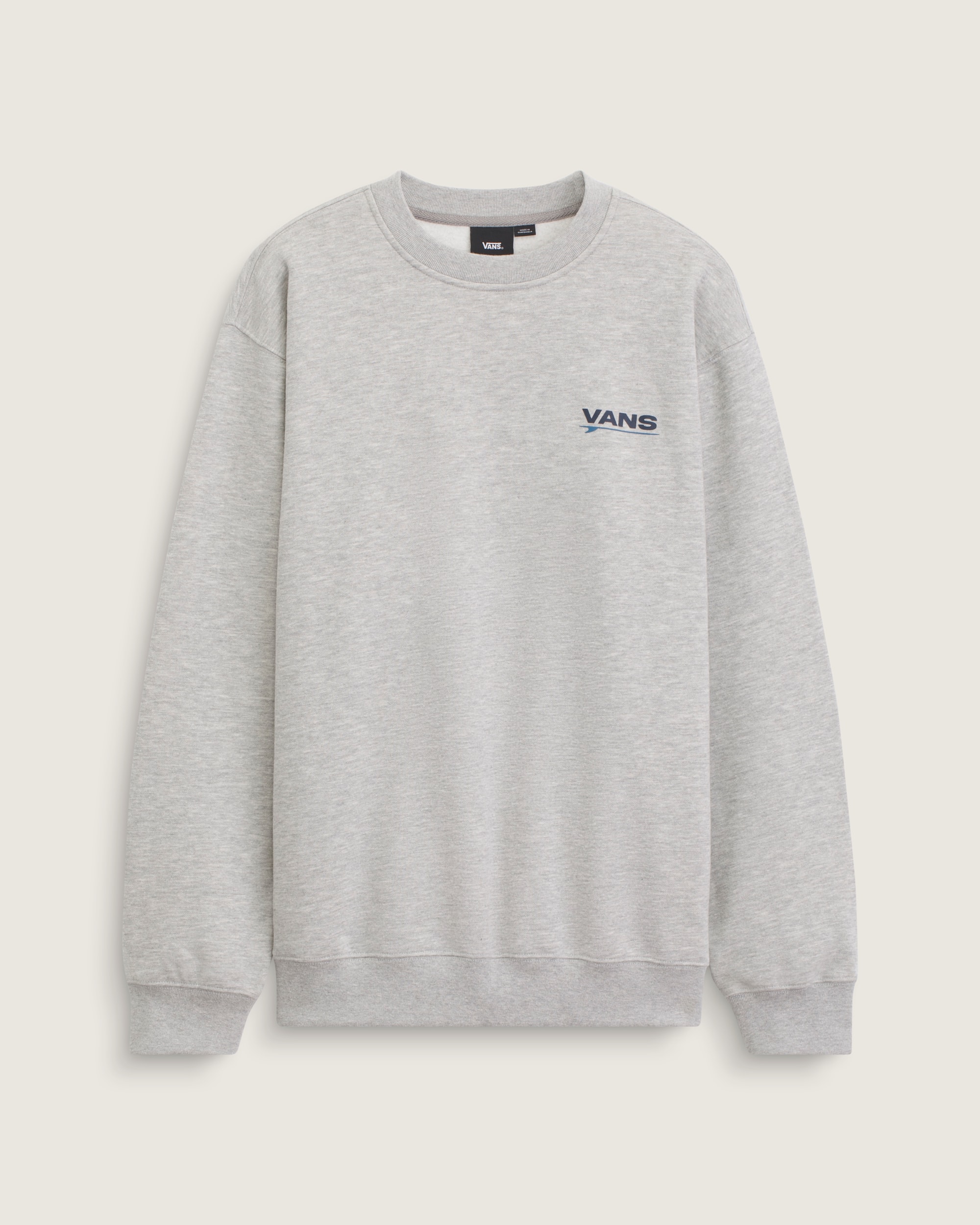 Palms Crew Sweatshirt VANS Cement Heather HERO
