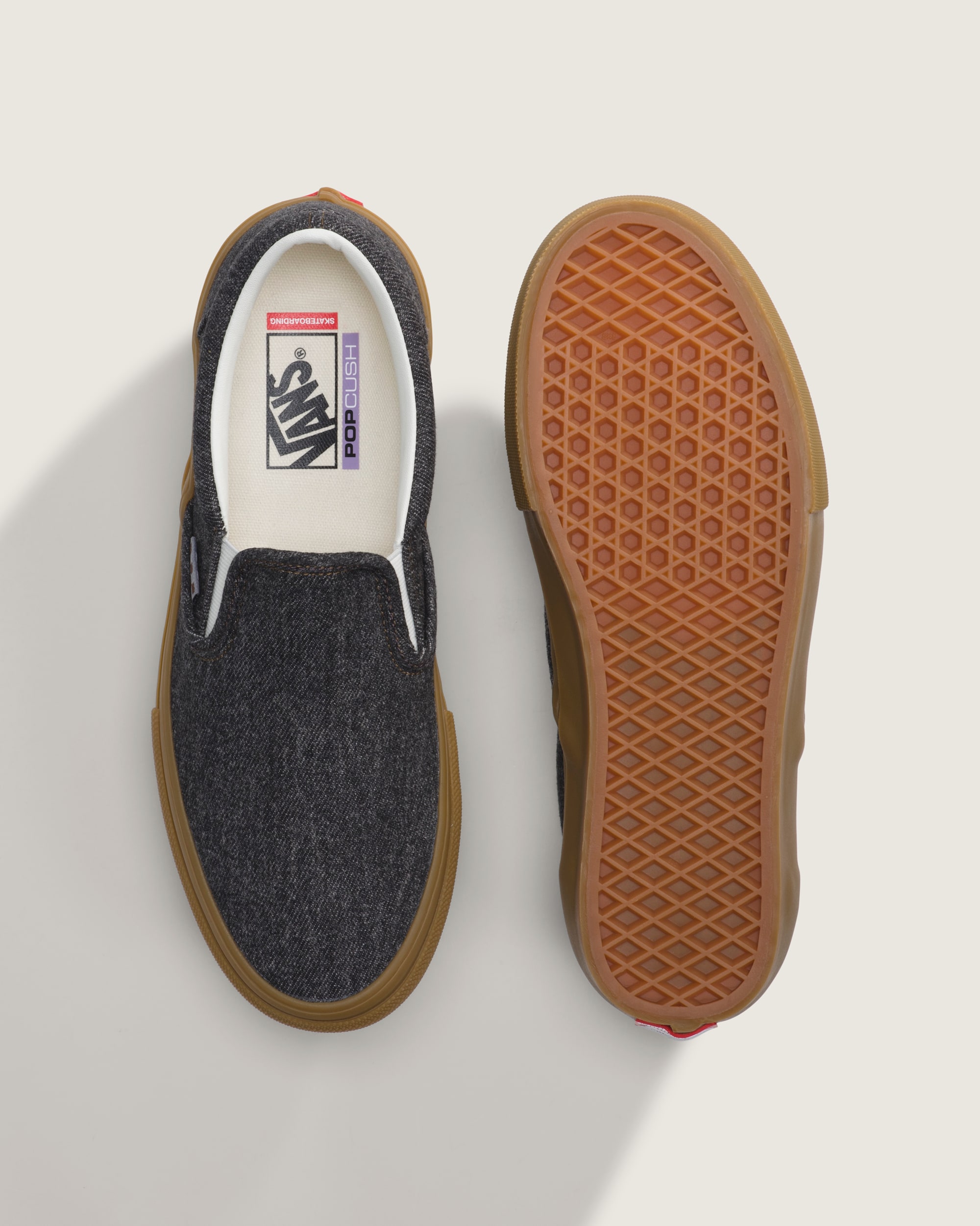 Skate SlipOn Shoe VANS Denim Black ALT2