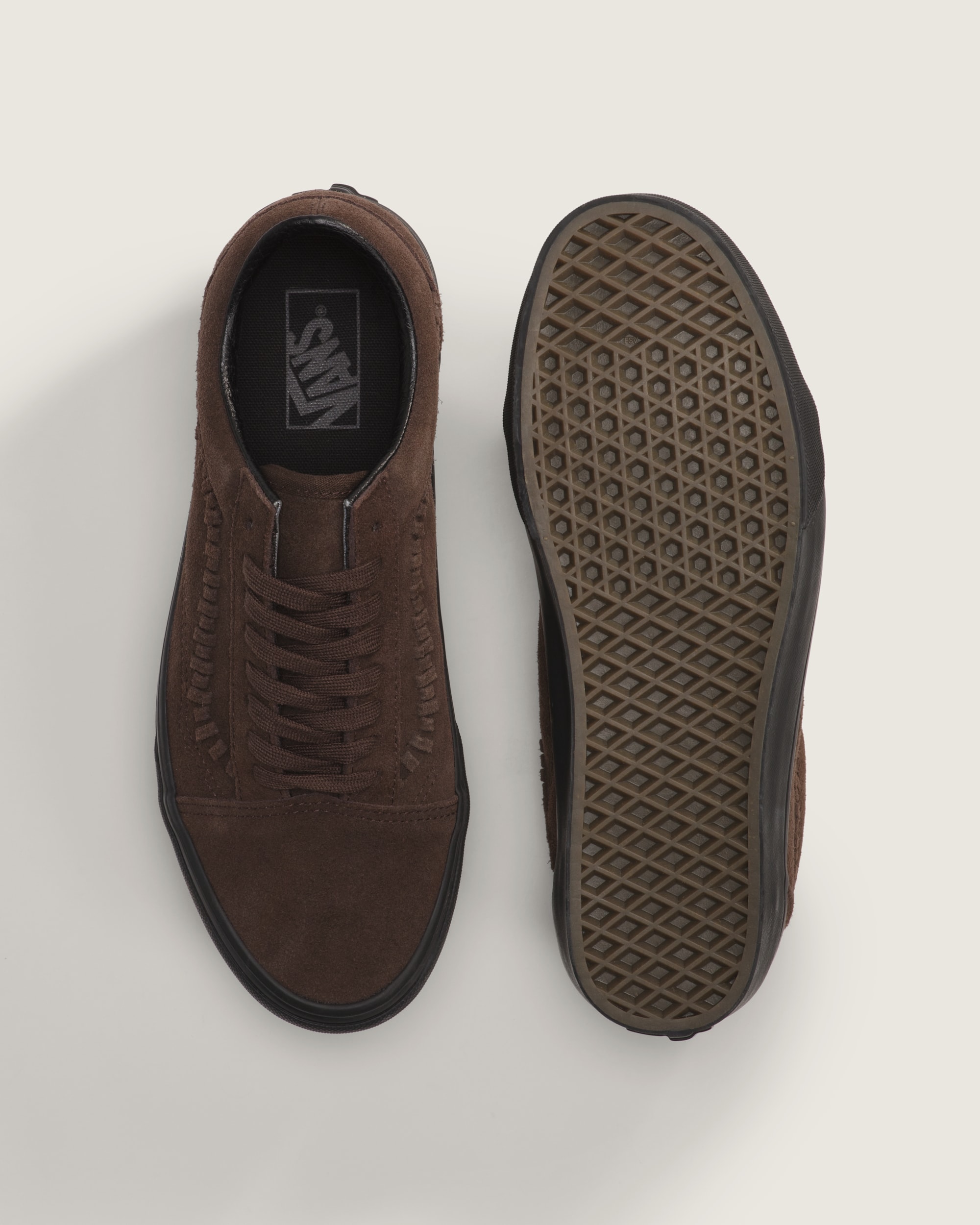 Old Skool Shoe VANS Brown  Black ALT2