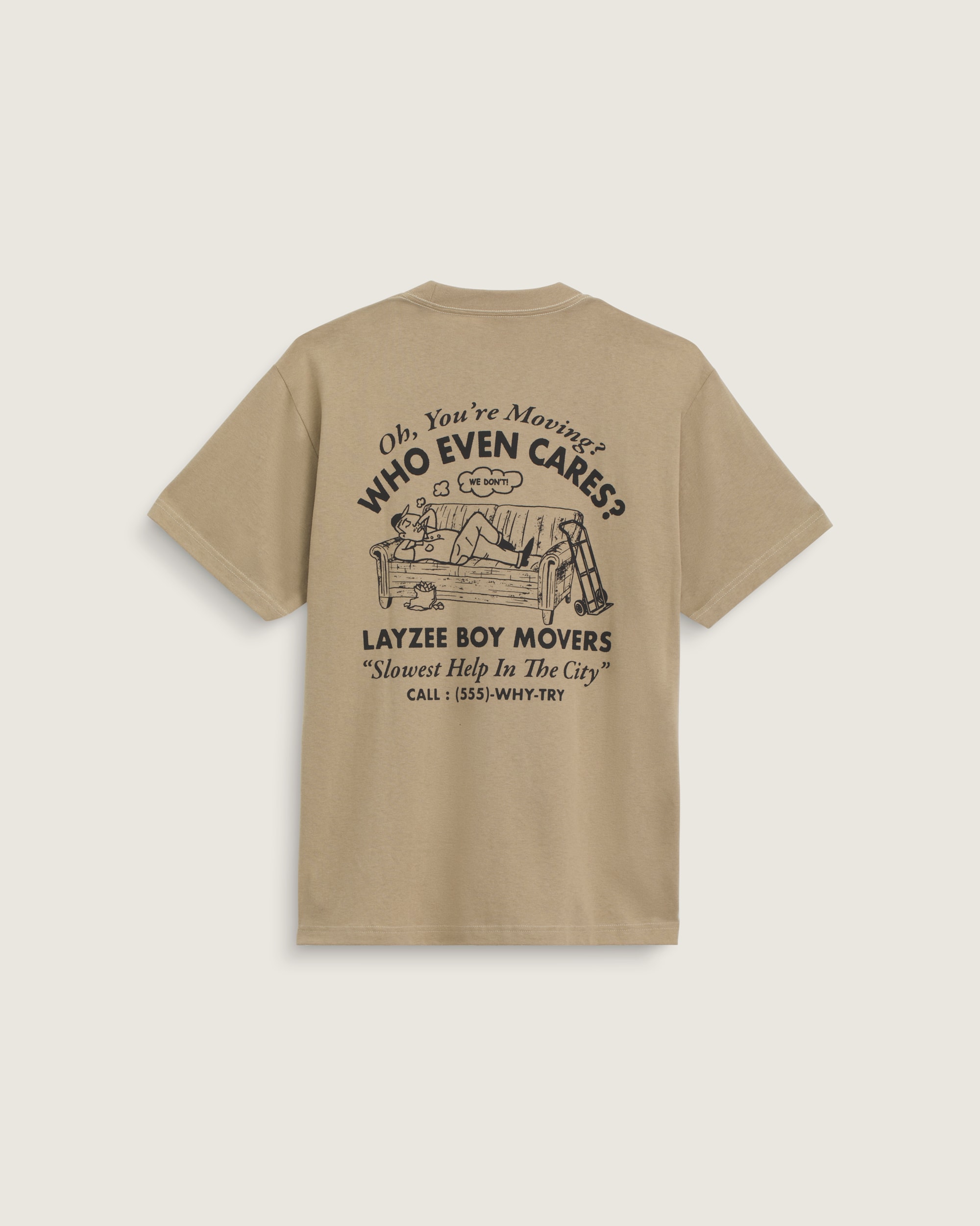 Moving Co TShirt VANS Bay Leaf Brown HERO