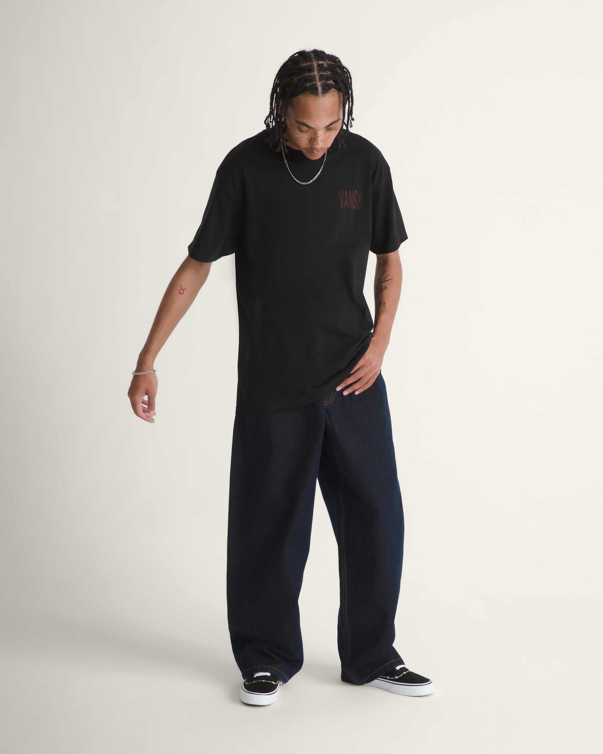 Check5 Baggy Denim Pants VANS Dark Rinse Blue ALT2