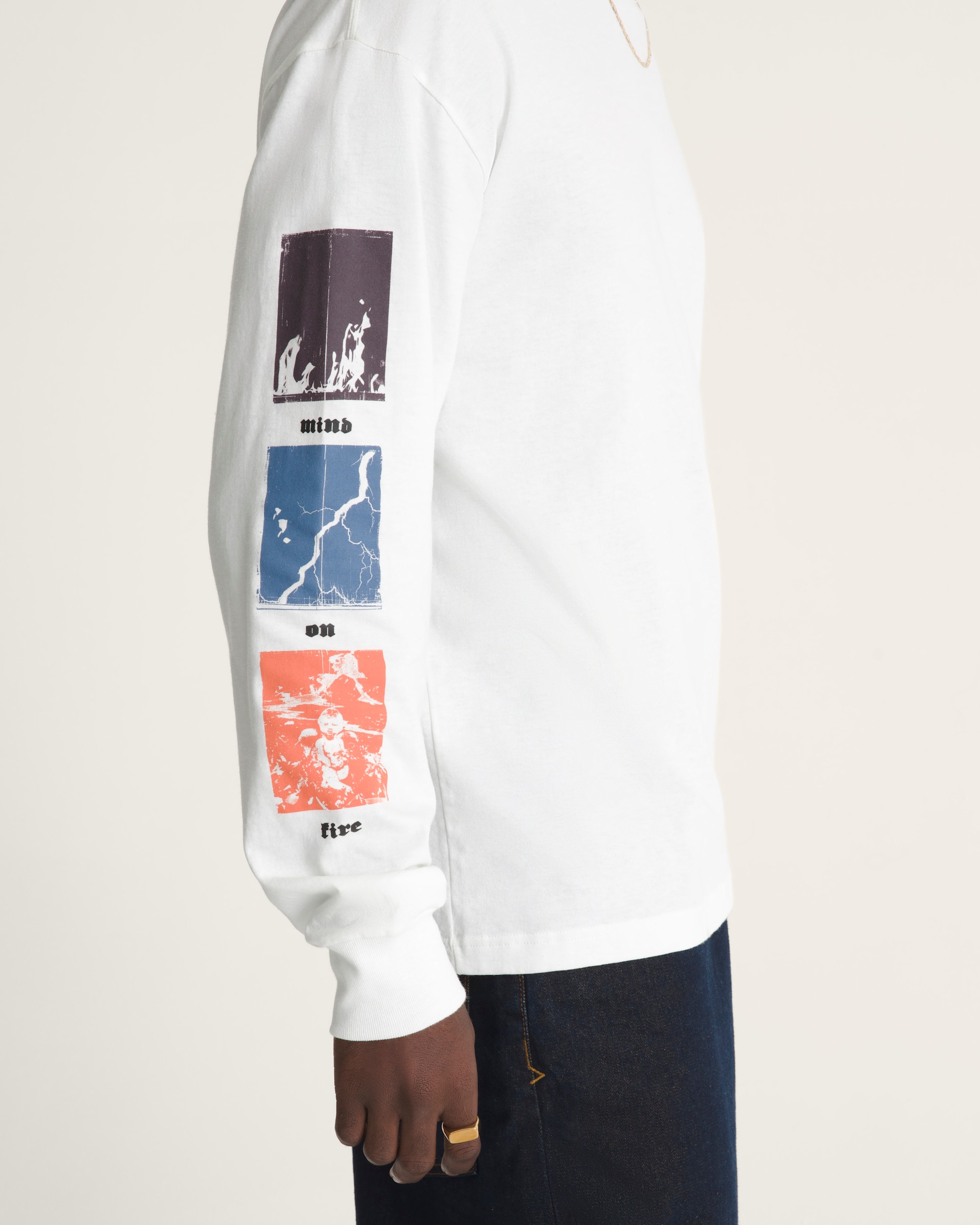 Stormcast Long Sleeve T-Shirt in Marshmallow White | Vans