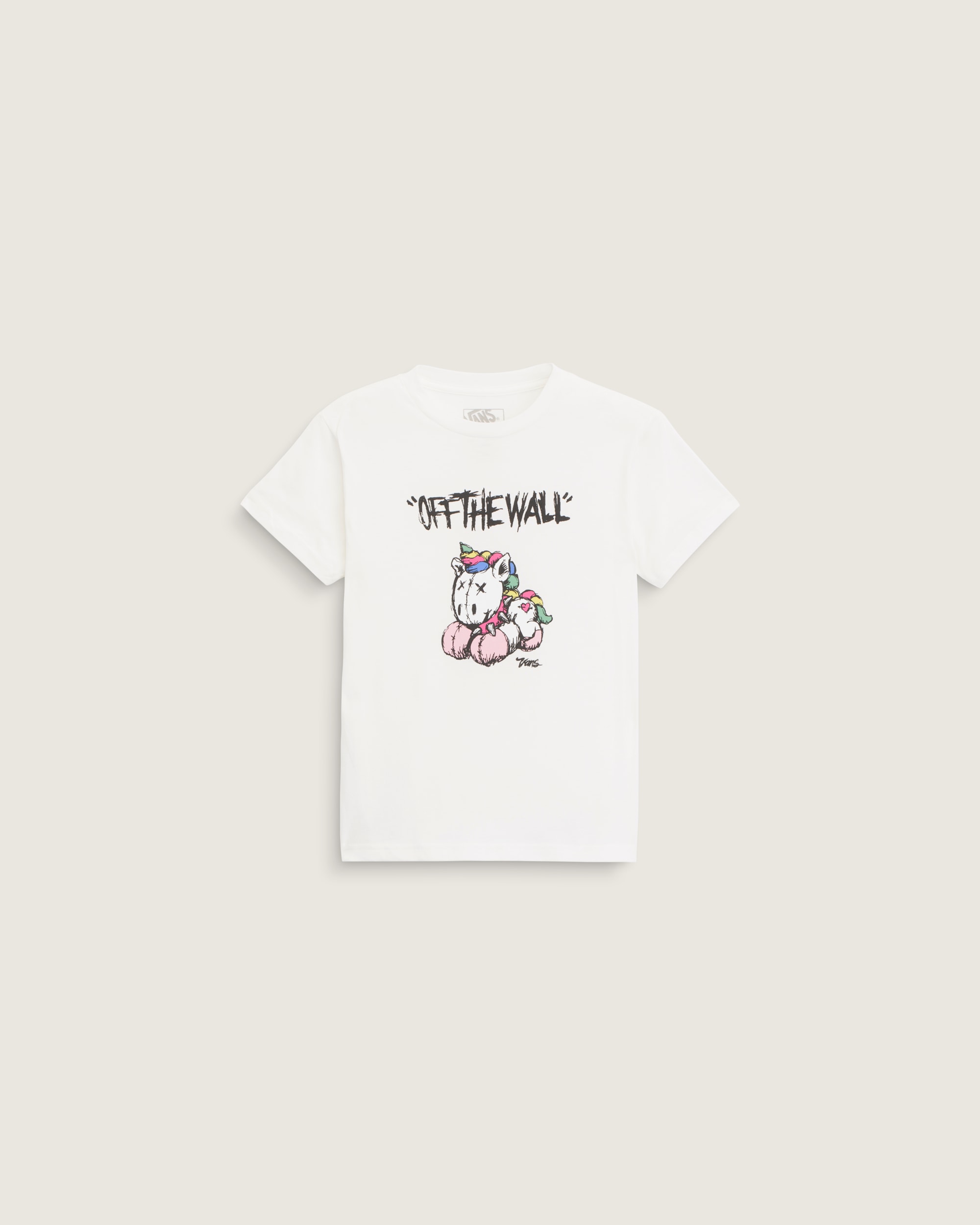 Little Kids Unicorn TShirt VANS Marshmallow White HERO