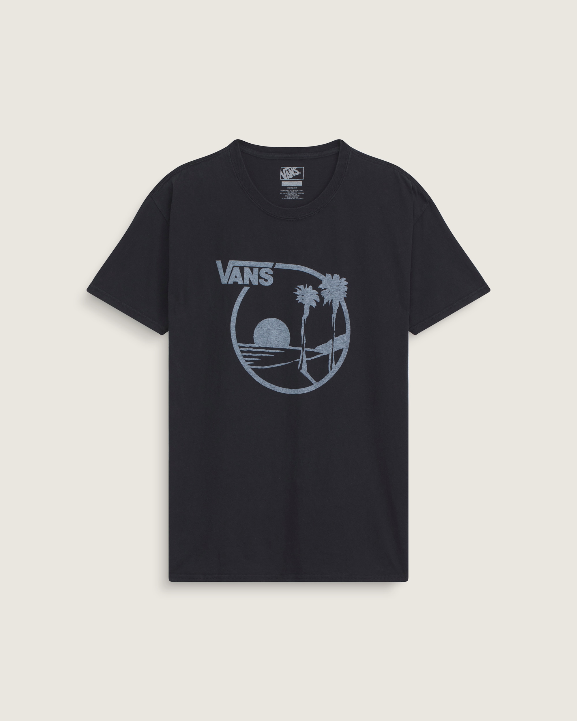 Waffle Shop Sun Vans Style TShirt VANS Black HERO