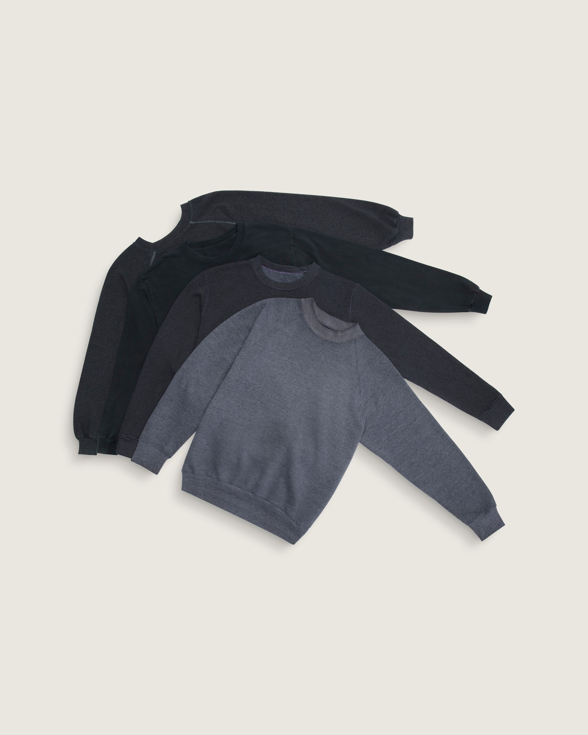 Waffle Shop Skate Crest Crewneck Sweatshirt VANS Charcoal Grey ALT2