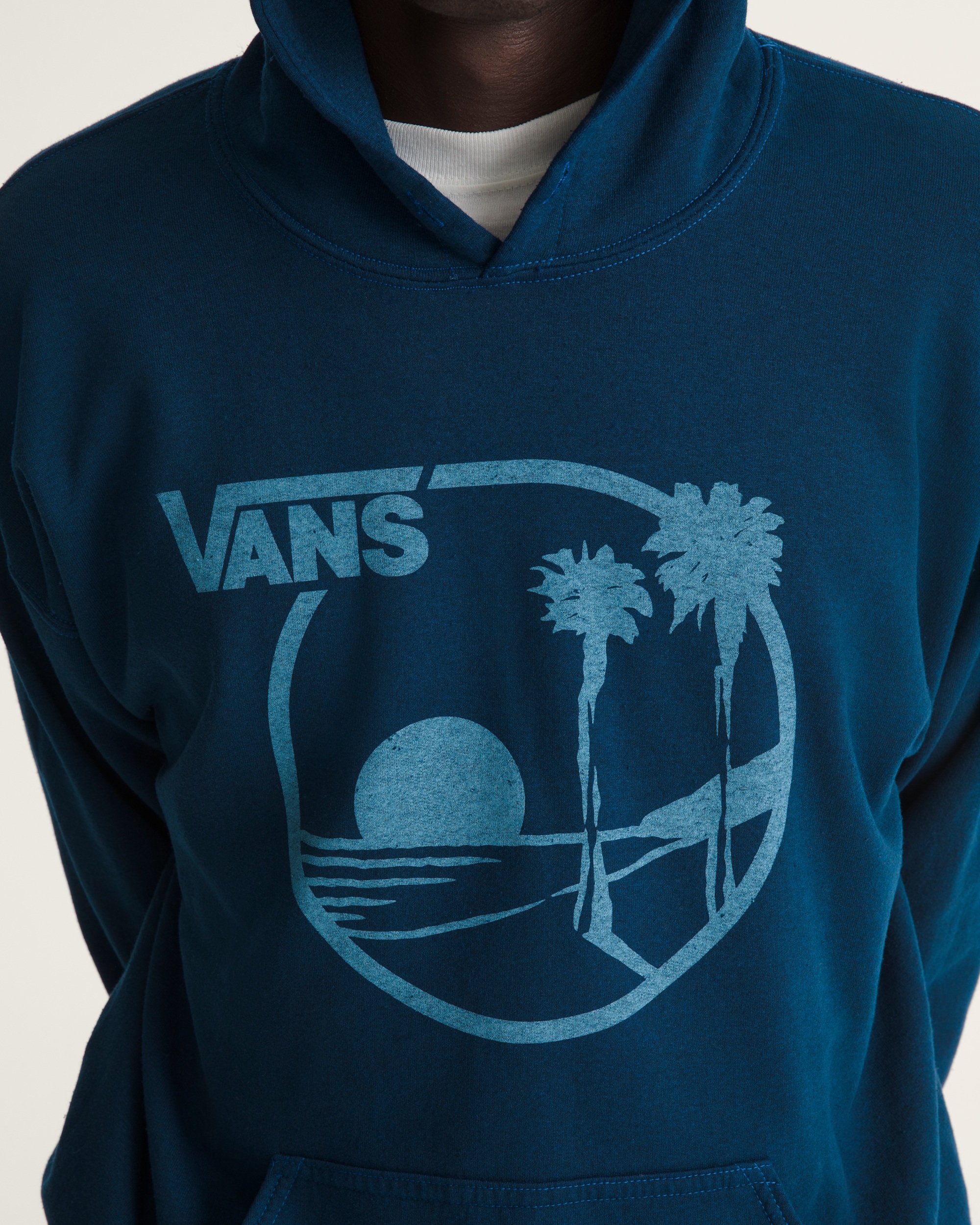 Waffle Shop Sun Vans Style Pullover Hoodie VANS Navy Blue ALT7