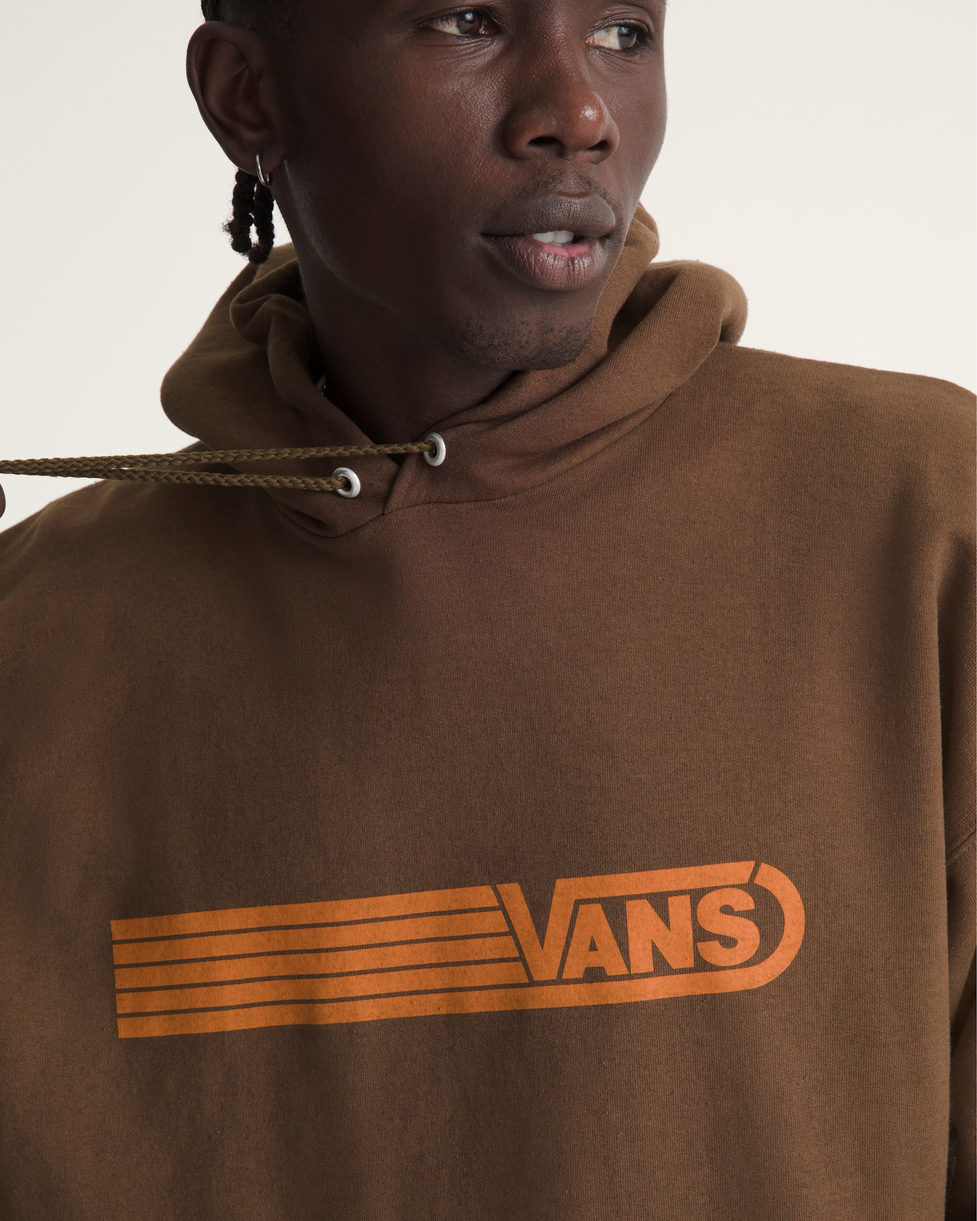 Waffle Shop Serio Vans Style Pullover Hoodie VANS Brown ALT4