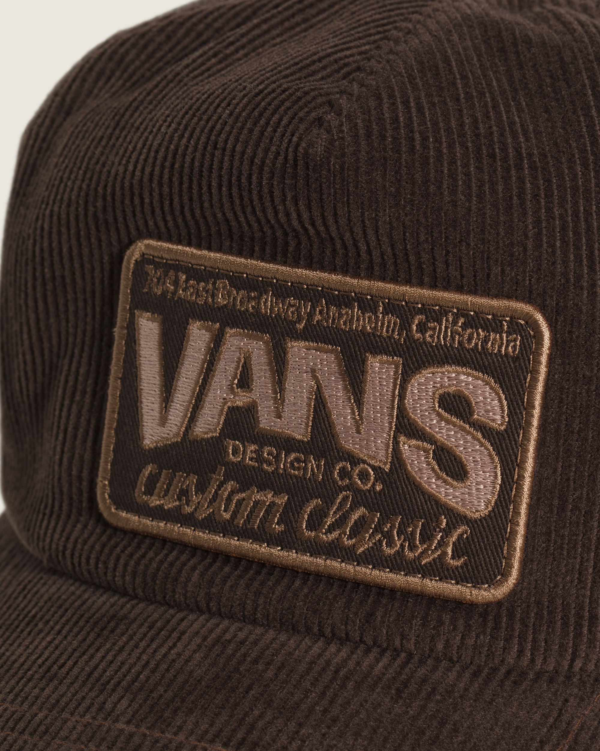 Yardwork Curve Bill Trucker Hat VANS Demitasse Brown ALT1