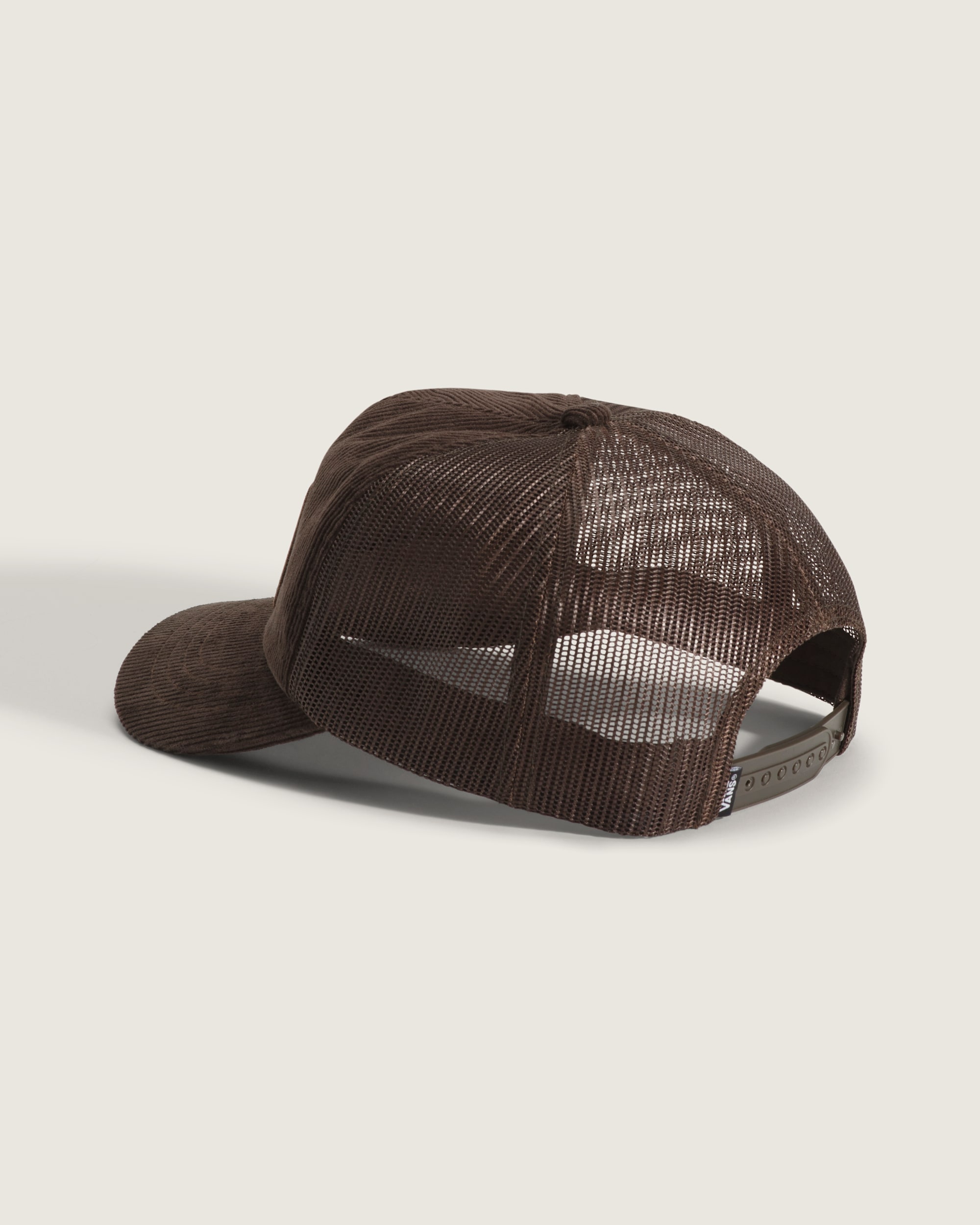 Yardwork Curve Bill Trucker Hat VANS Demitasse Brown ALT2