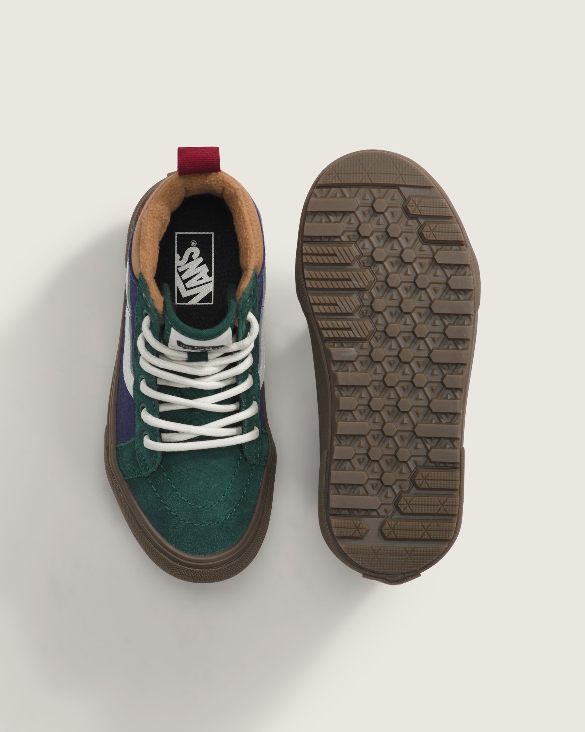 Little Kids Sk8Hi Water Resistant Gum Shoe VANS Blue  Green ALT2