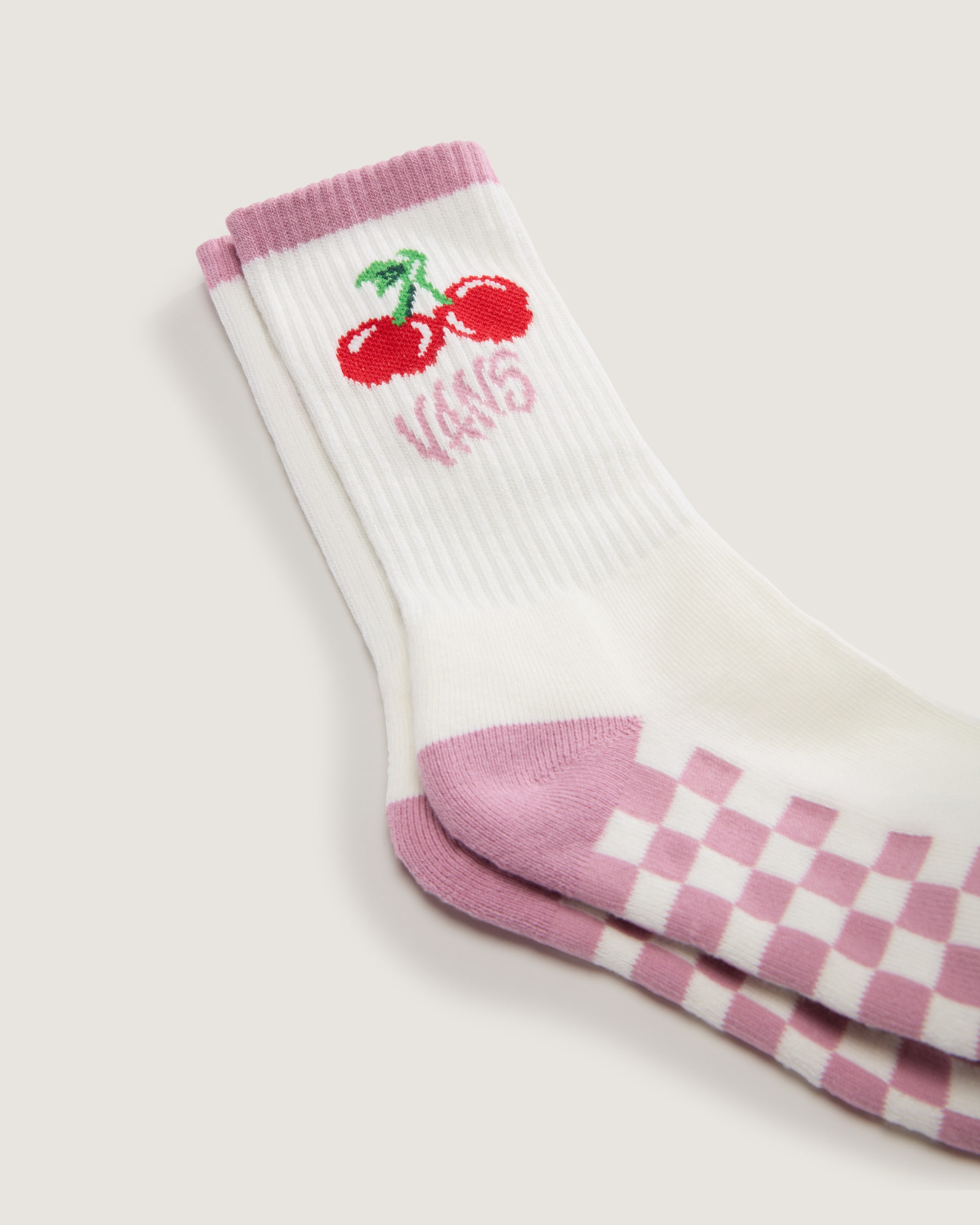 Kids Ticker Crew Socks VANS Dawn Pink ALT1