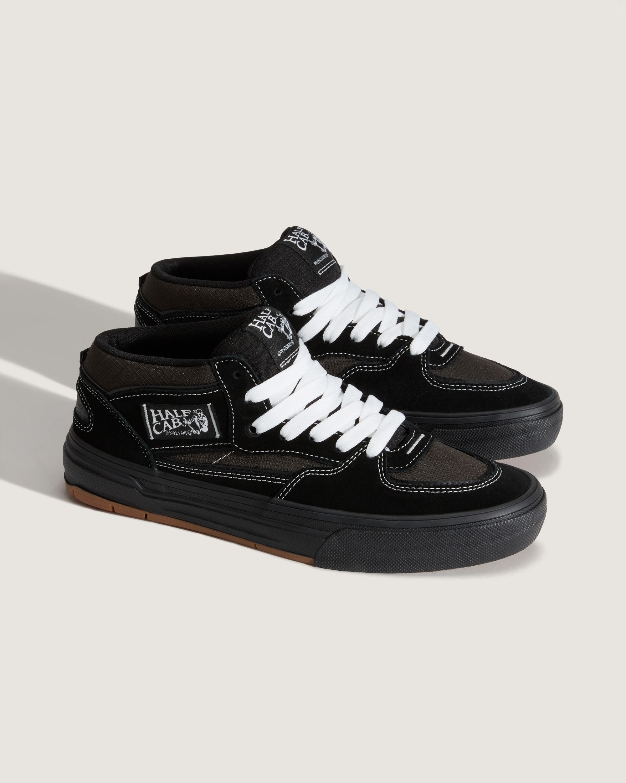 Skate Half Cab Wafflecup Shoe in Black | Vans