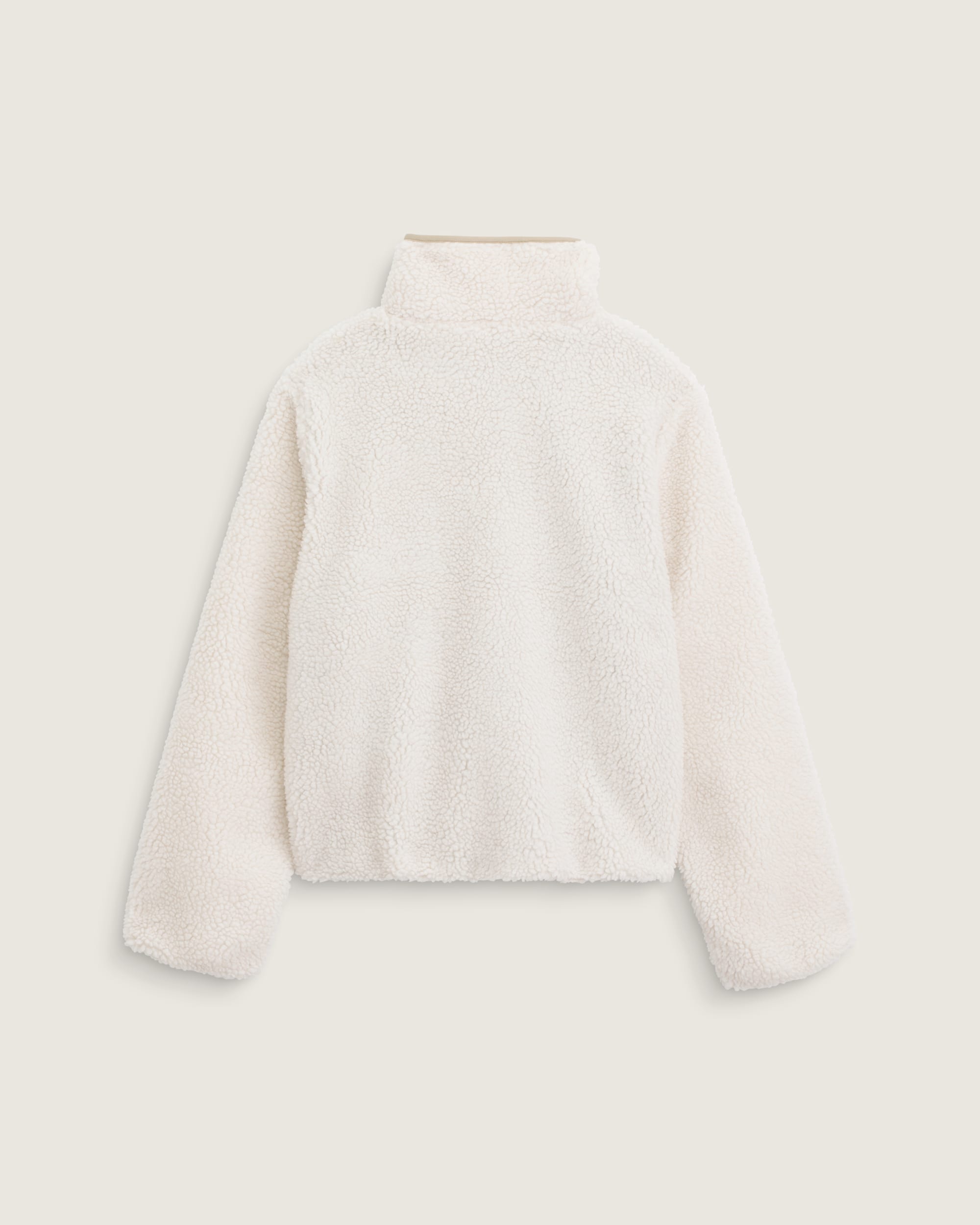 Misty Fog High Pile Jacket VANS Egret Beige ALT2