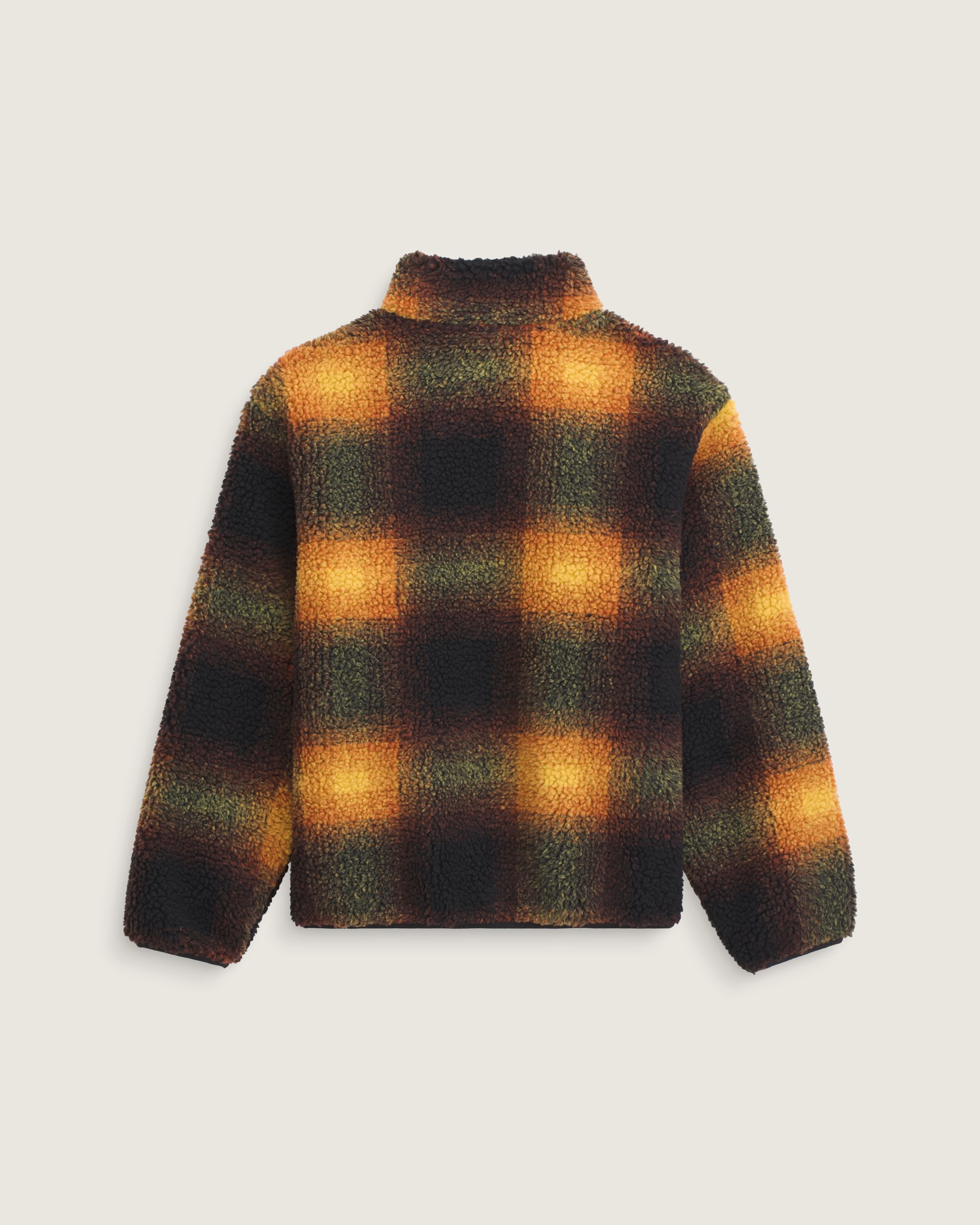 Heights High Pile Jacket VANS Green  Mustard Yellow ALT1