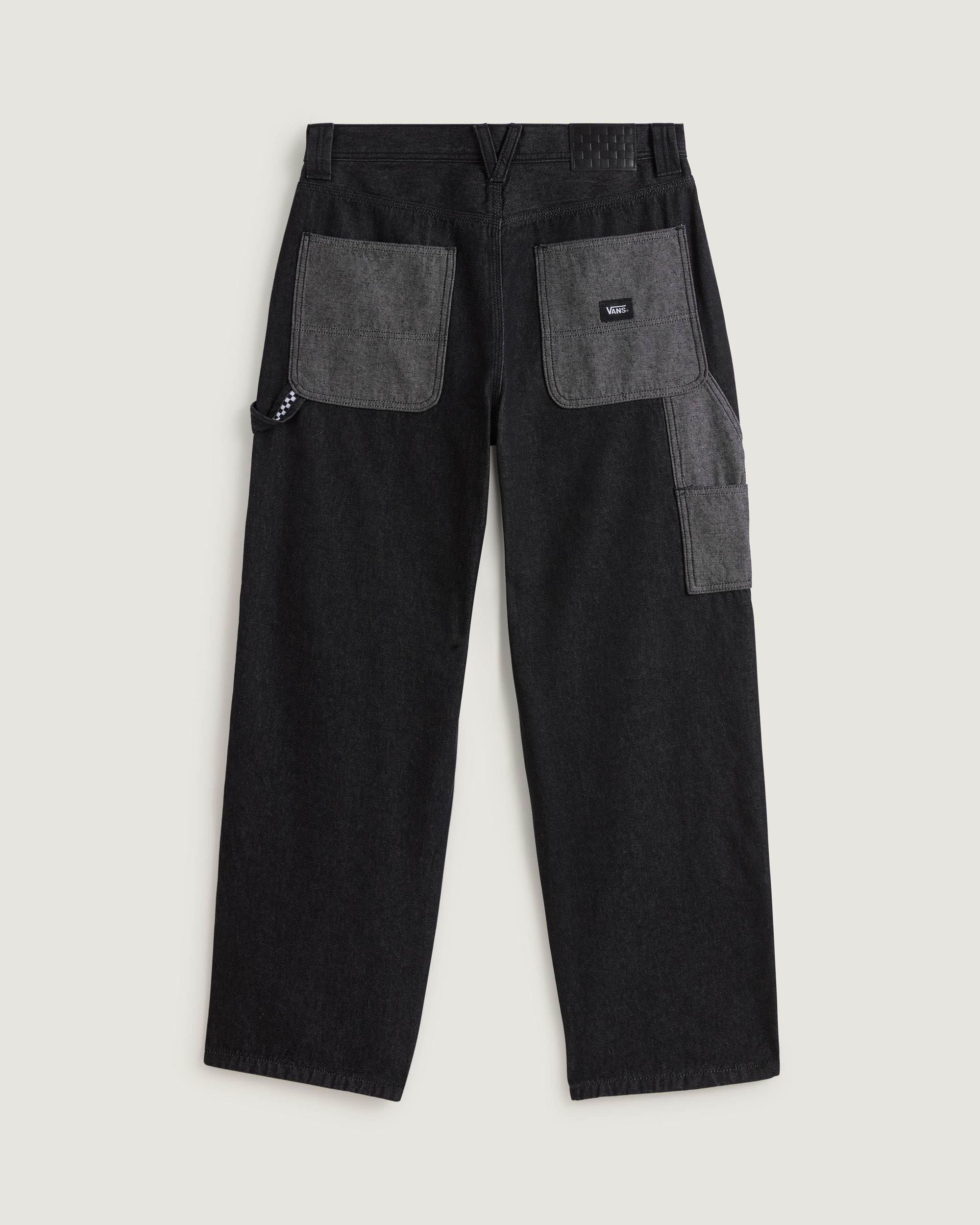 Premium Double Knee Carpenter Pants VANS Rinse Black ALT1