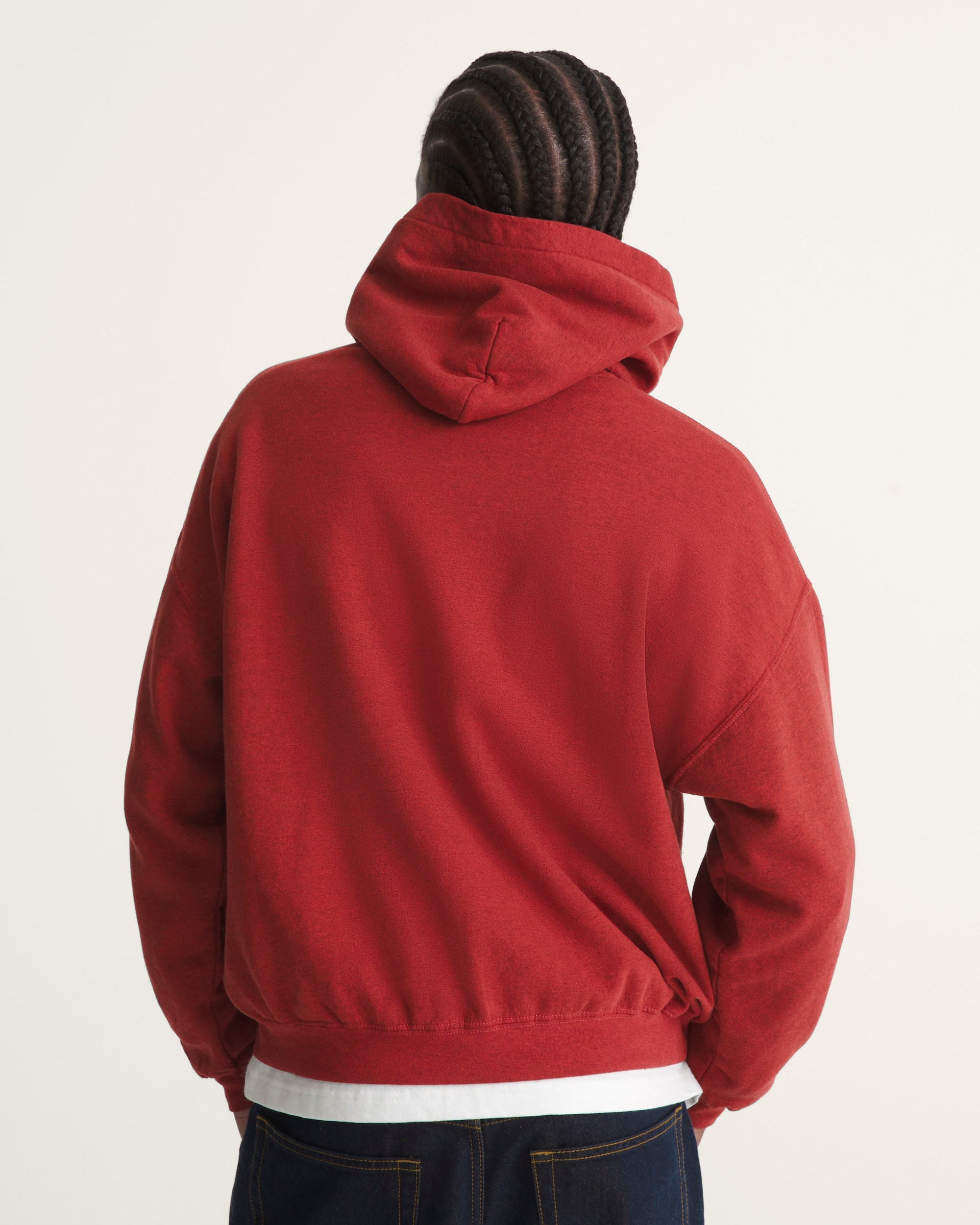 Waffle Shop Wave Blend Pullover Hoodie VANS Red ALT6