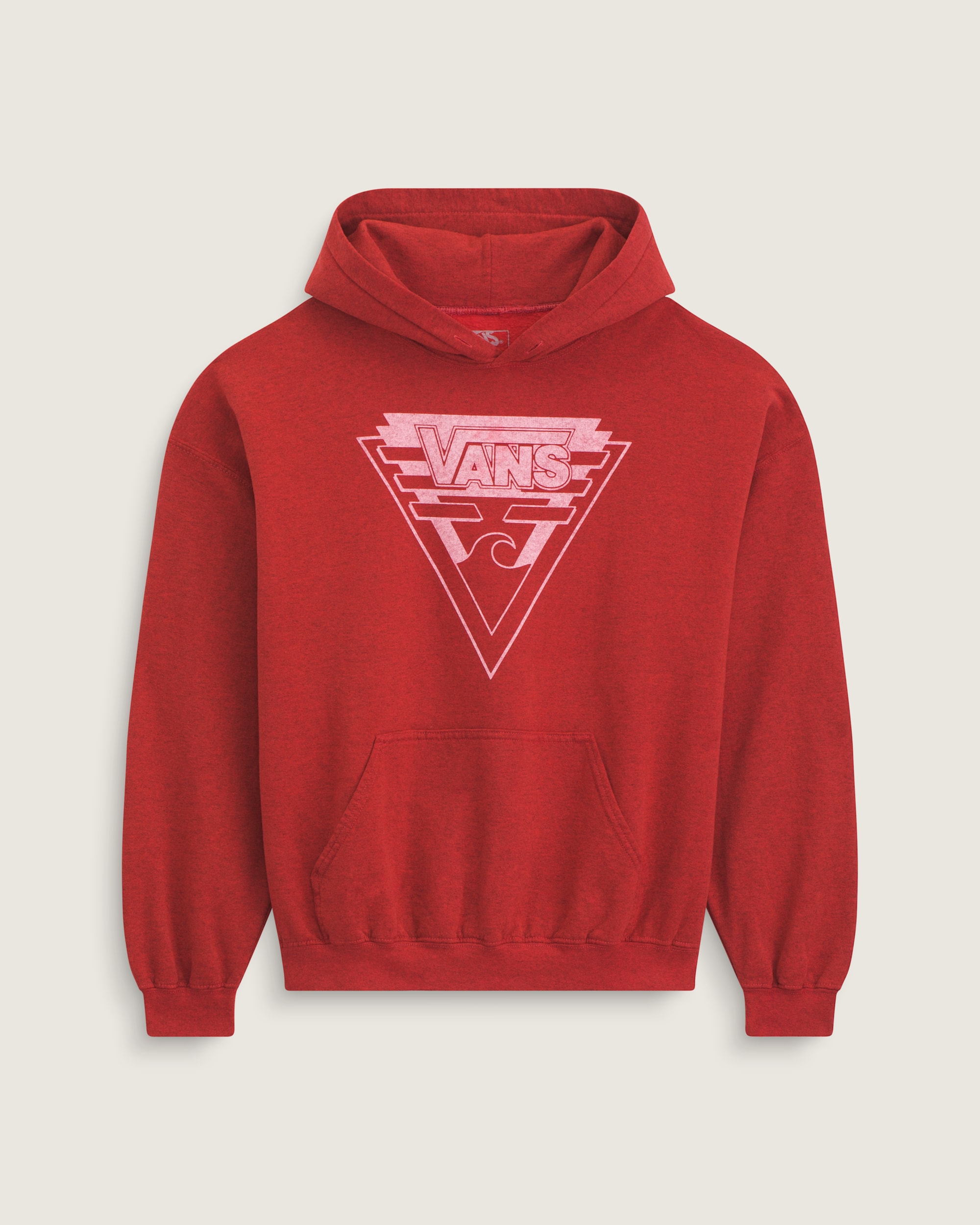 Waffle Shop Wave Blend Pullover Hoodie VANS Red HERO