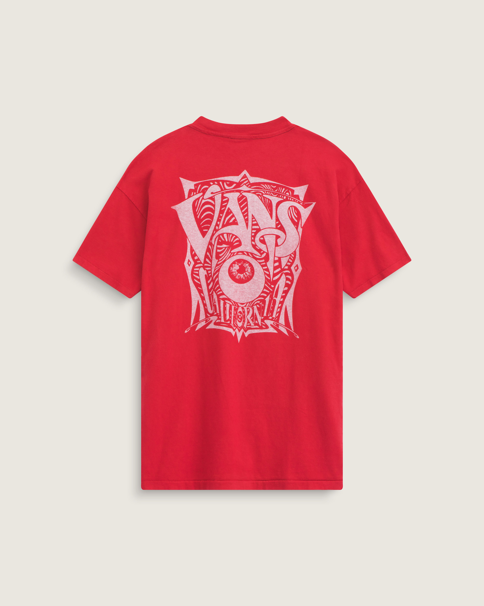 Waffle Shop Optic Eye TShirt VANS Red ALT1