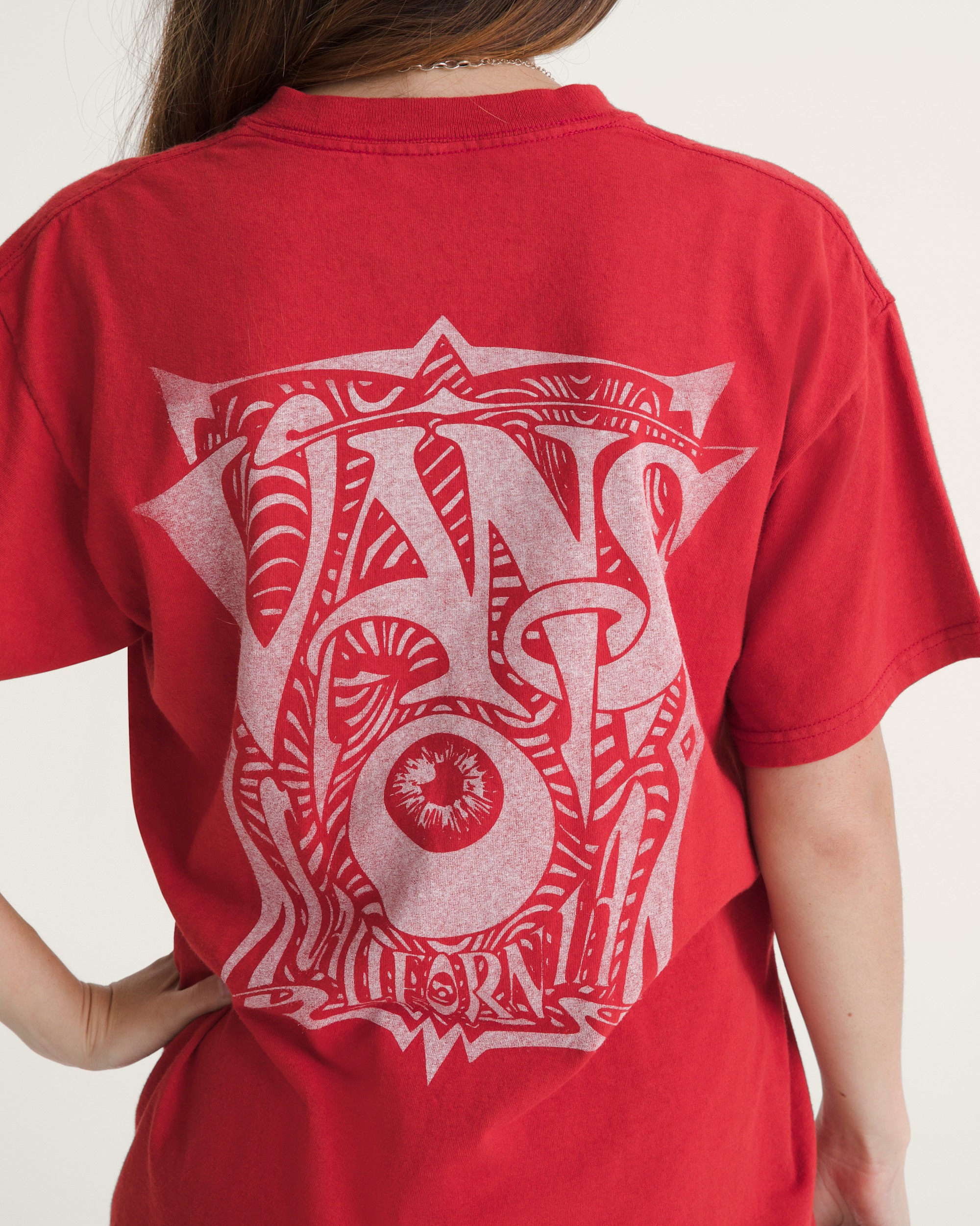 Waffle Shop Optic Eye TShirt VANS Red ALT6