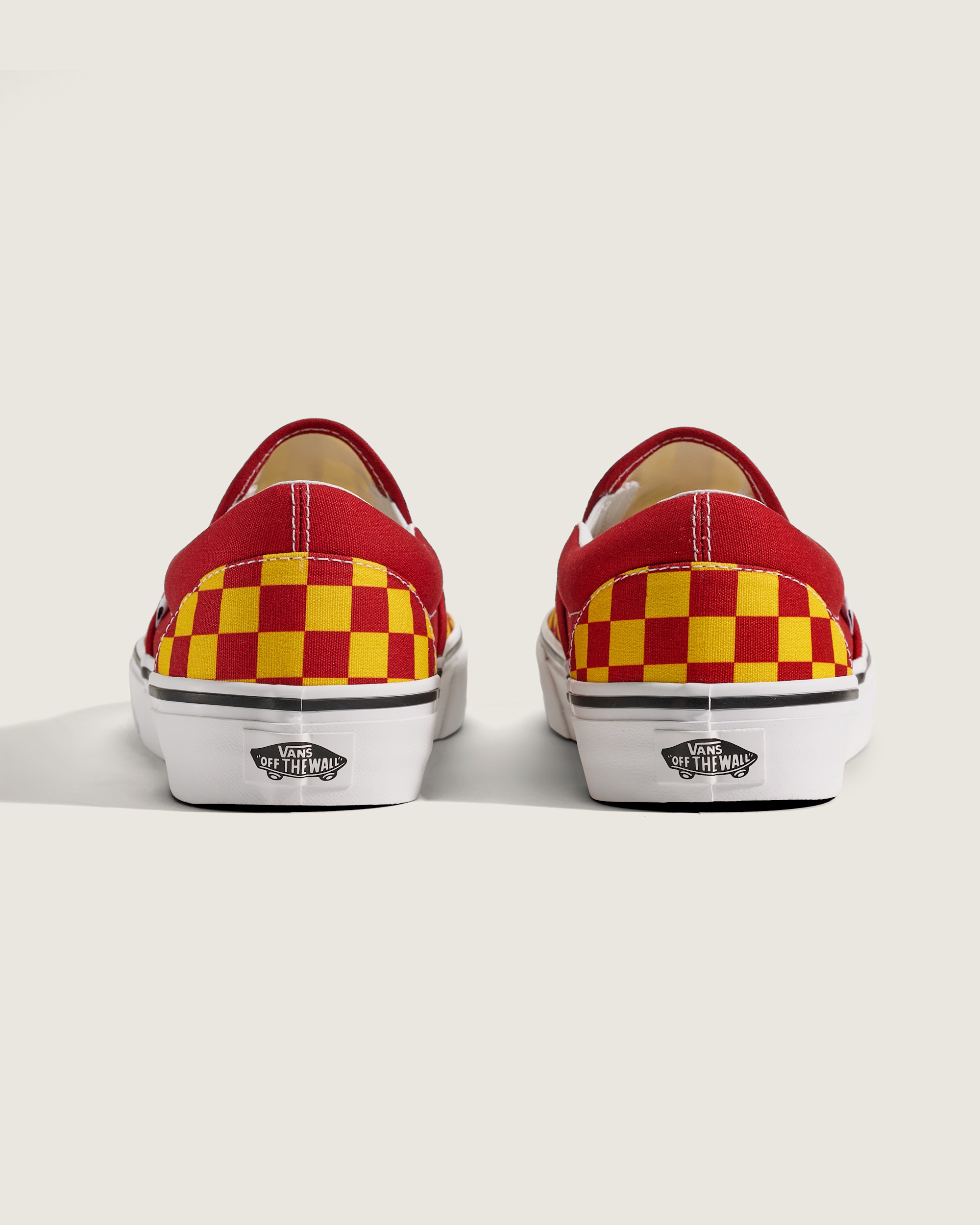 Game Day Classic SlipOn Checkerboard Shoe VANS Checkerboard Yellow  Red ALT3