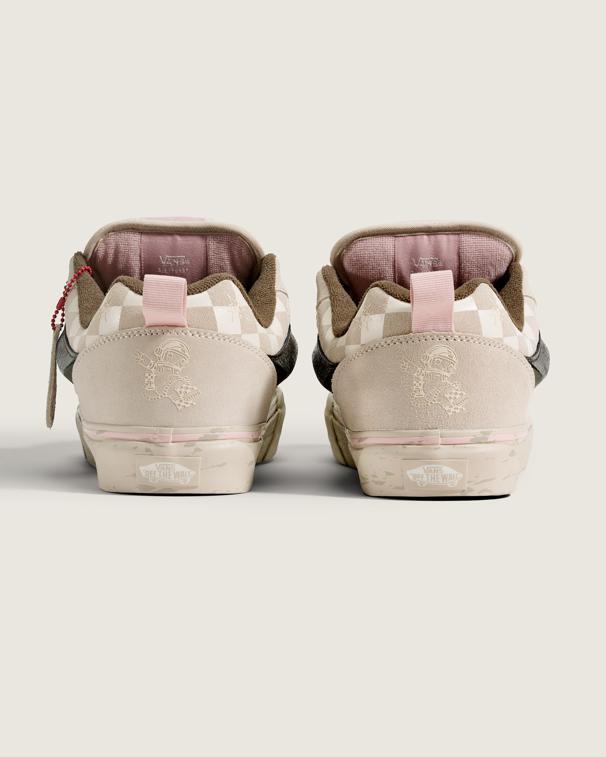 VANS x SPACE MOLLY Knu Skool Shoe VANS Space Molly Oatmeal Beige  Sepia Rose Pink ALT3