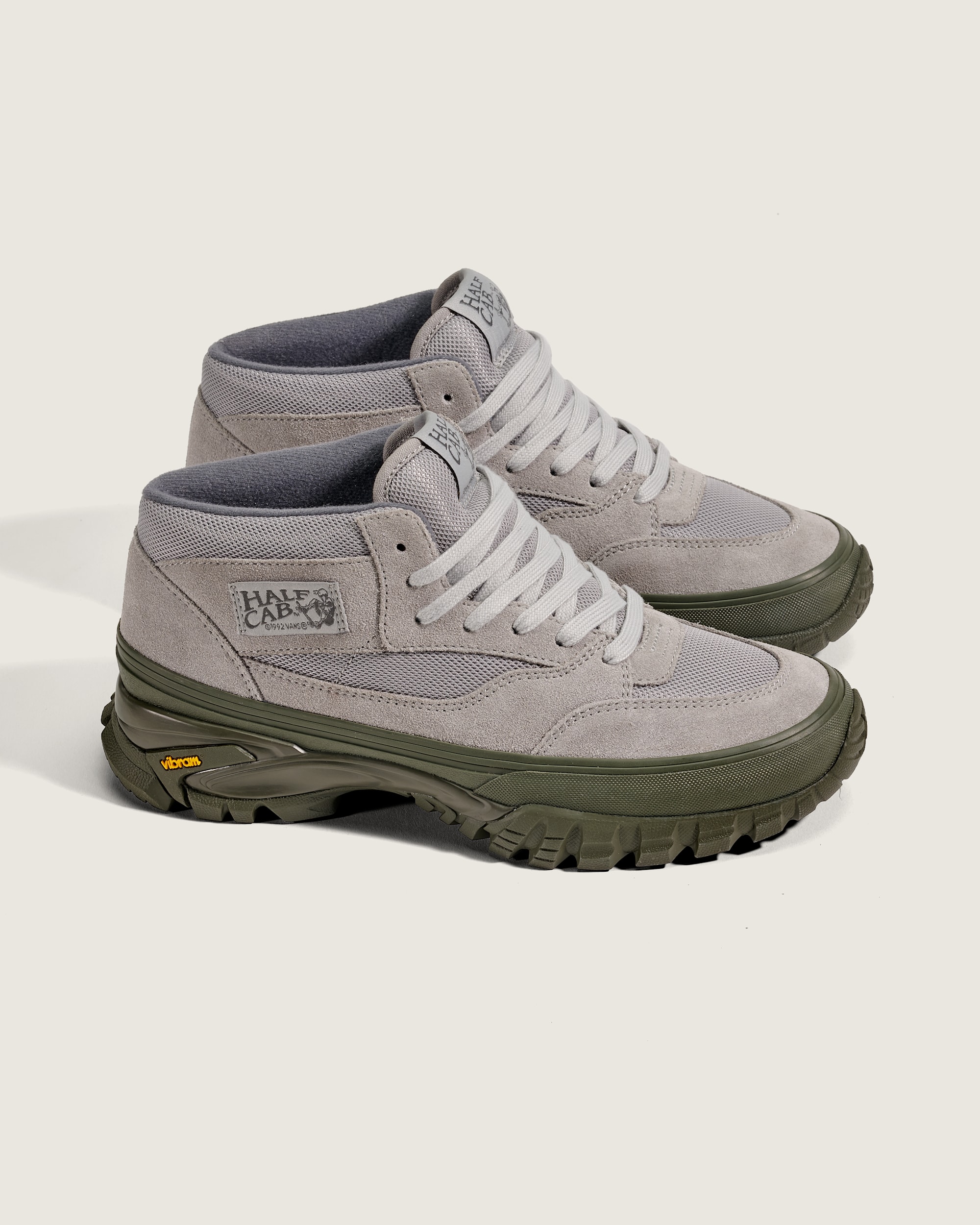 Premium Half Cab Vibram Shoe VANS Grey ALT1