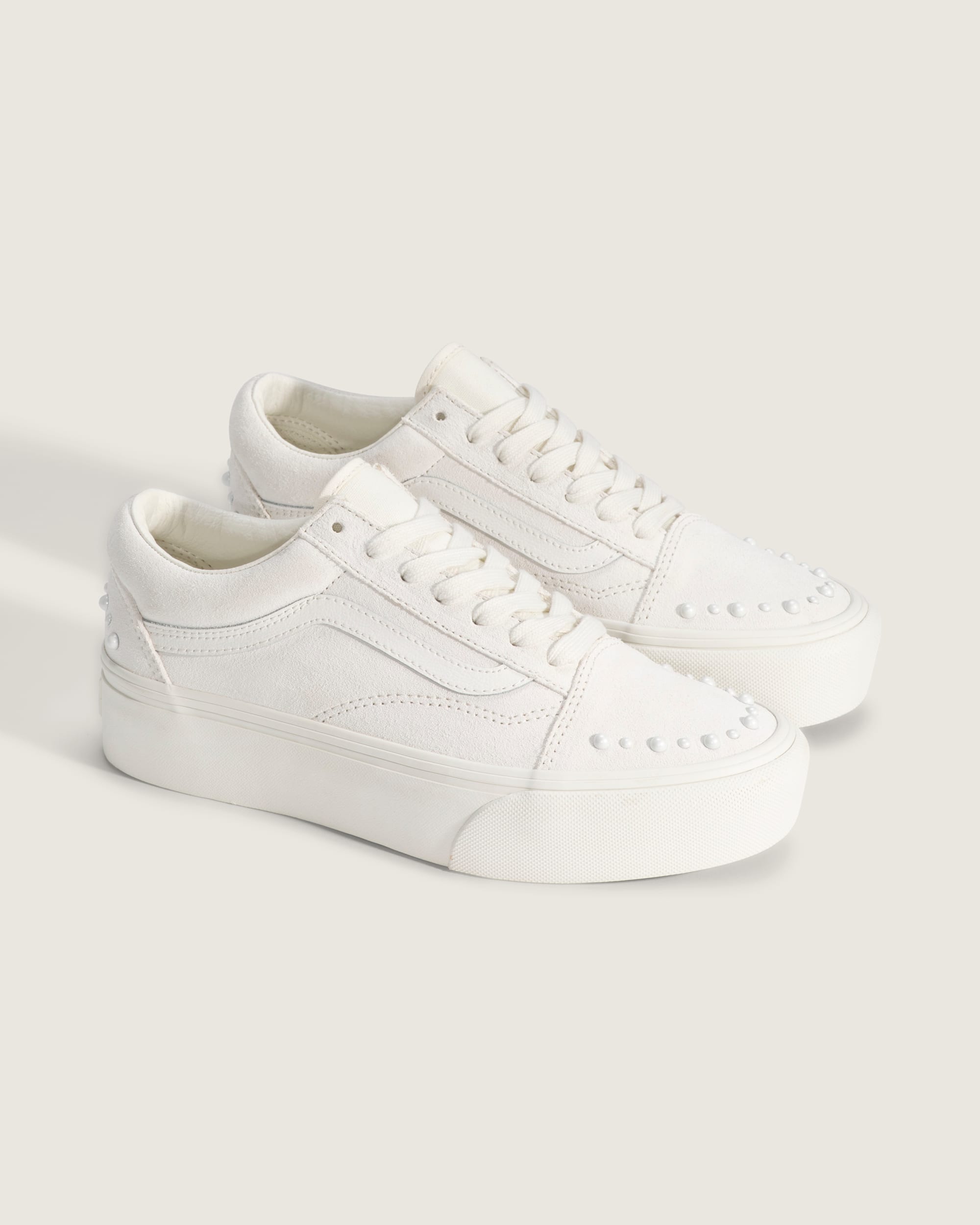 Old Skool Platform Shoe VANS Marshmallow White ALT2