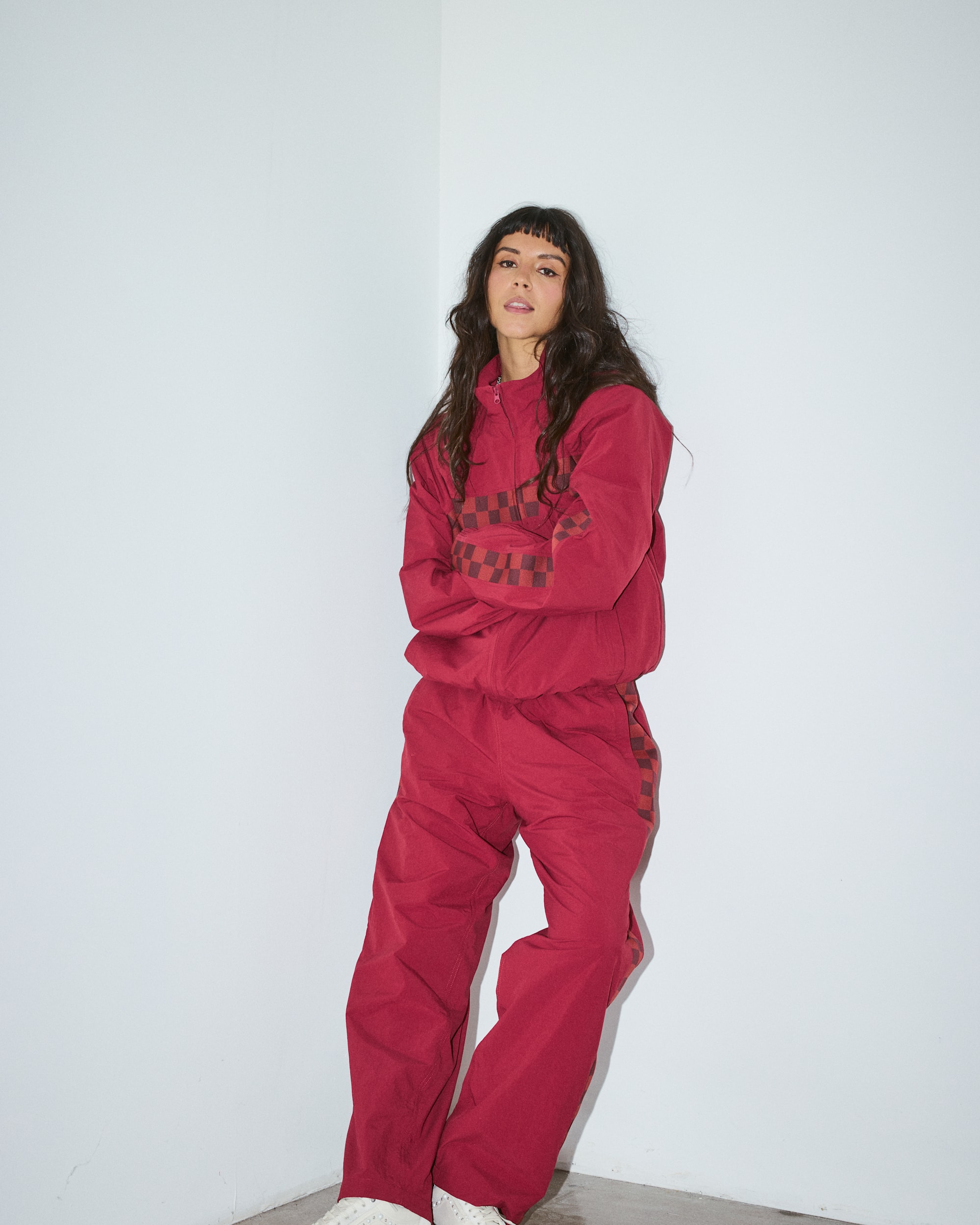 Ronnie Track Pants VANS Bordeaux Red ALT2