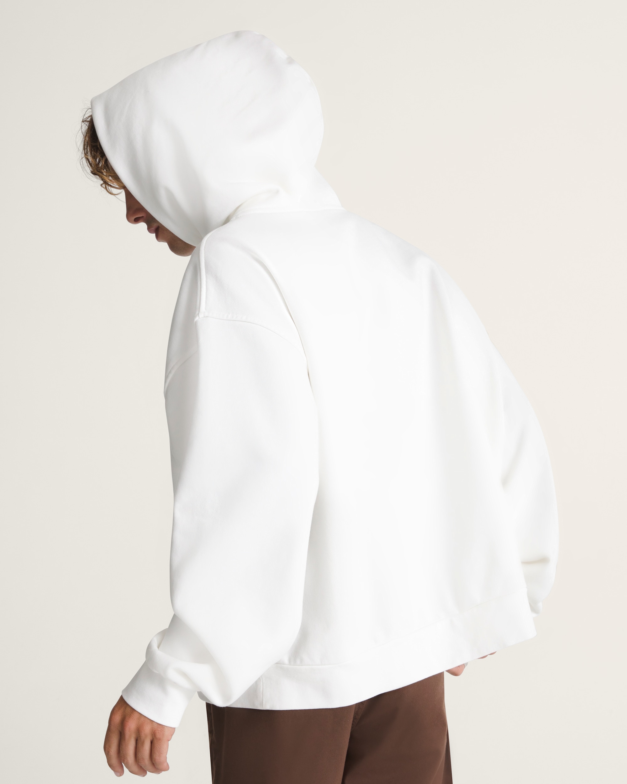 Premium Pullover Hoodie VANS Egret White ALT3