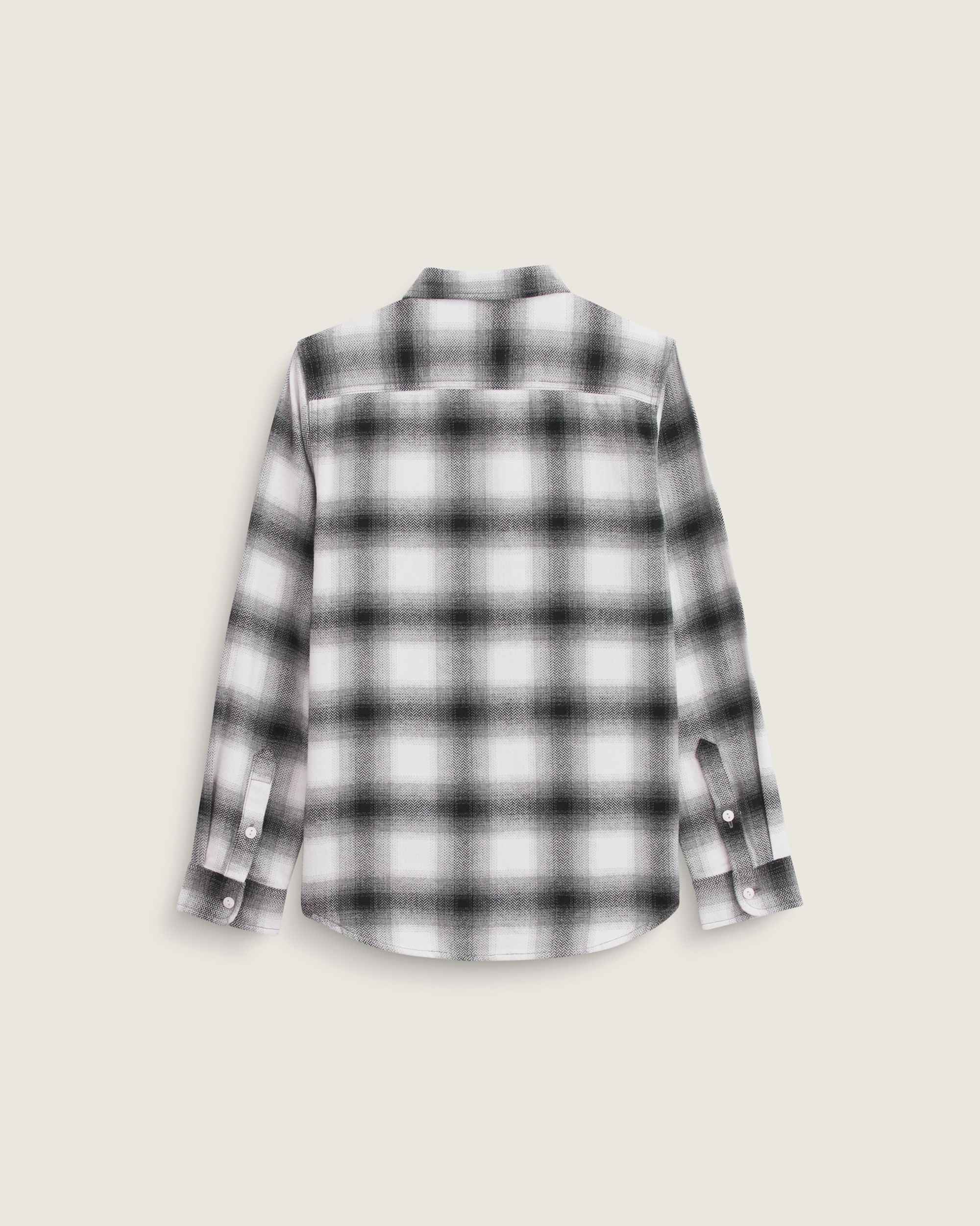 Kids Lawson Plaid Flannel Shirt VANS Marshmallow White  Black ALT1