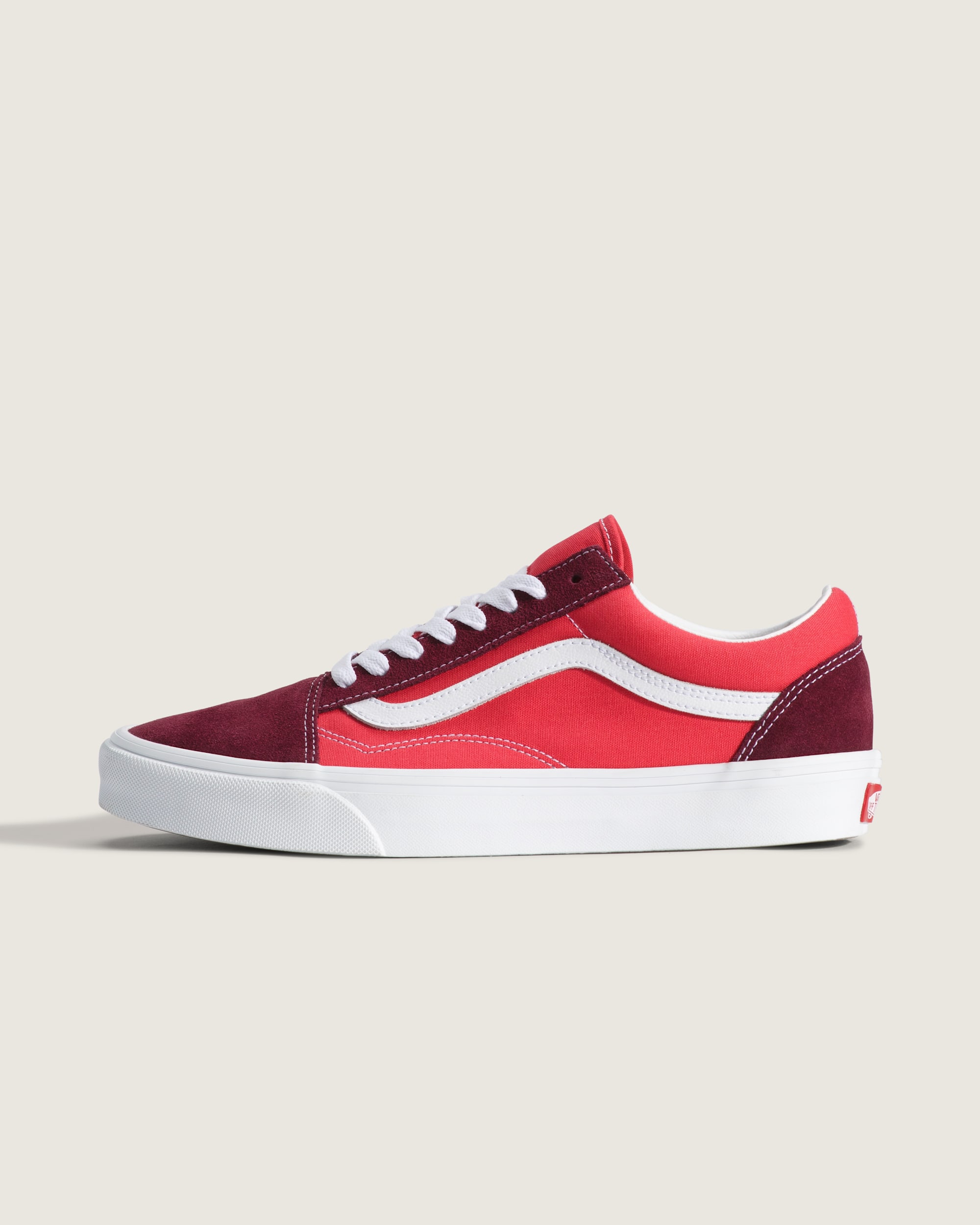 Old Skool Shoe VANS Crimson Haze Red HERO