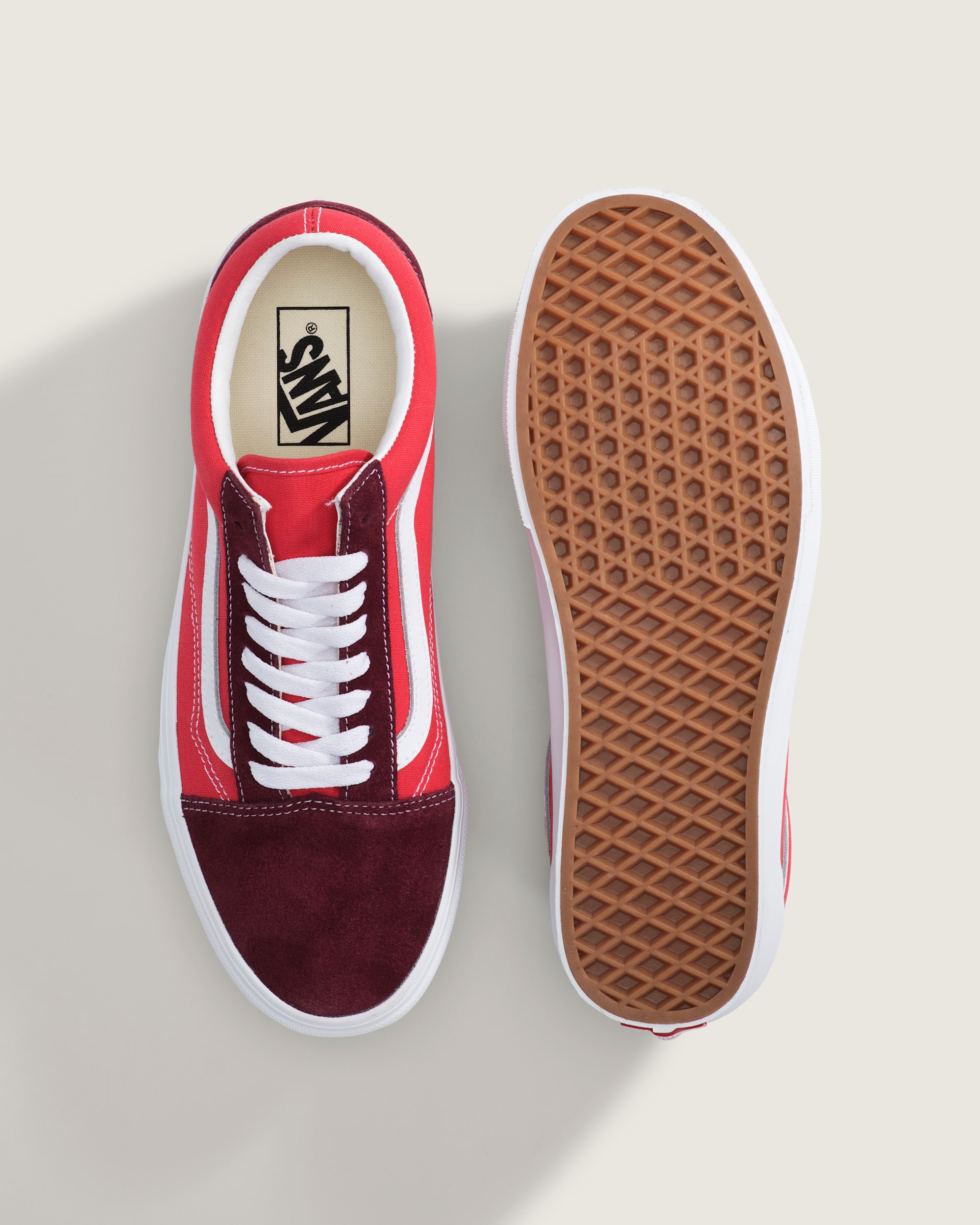 Old Skool Shoe VANS Crimson Haze Red ALT2