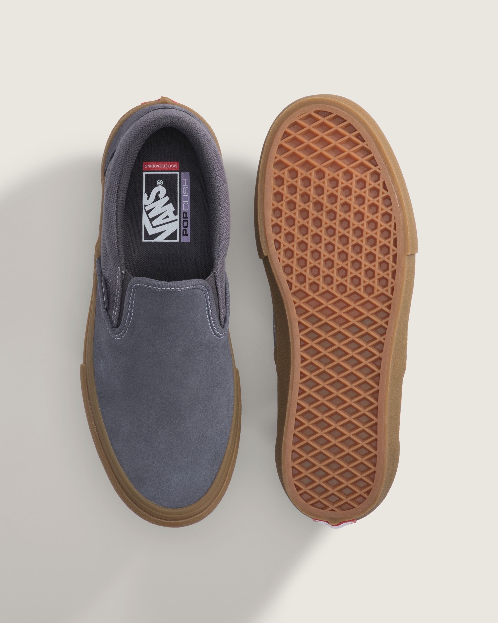 Skate SlipOn Shoe VANS Gum Navy ALT2