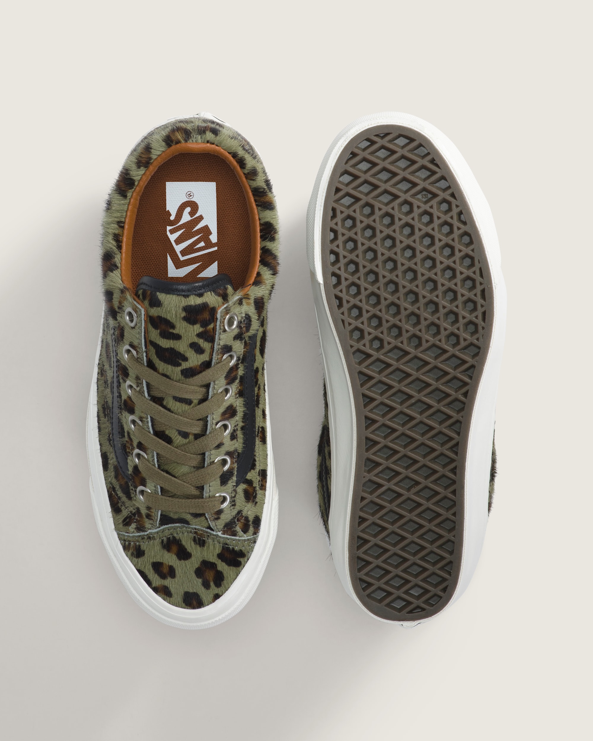 Premium Old Skool 36 Shoe VANS Cheetah Olive Green ALT2