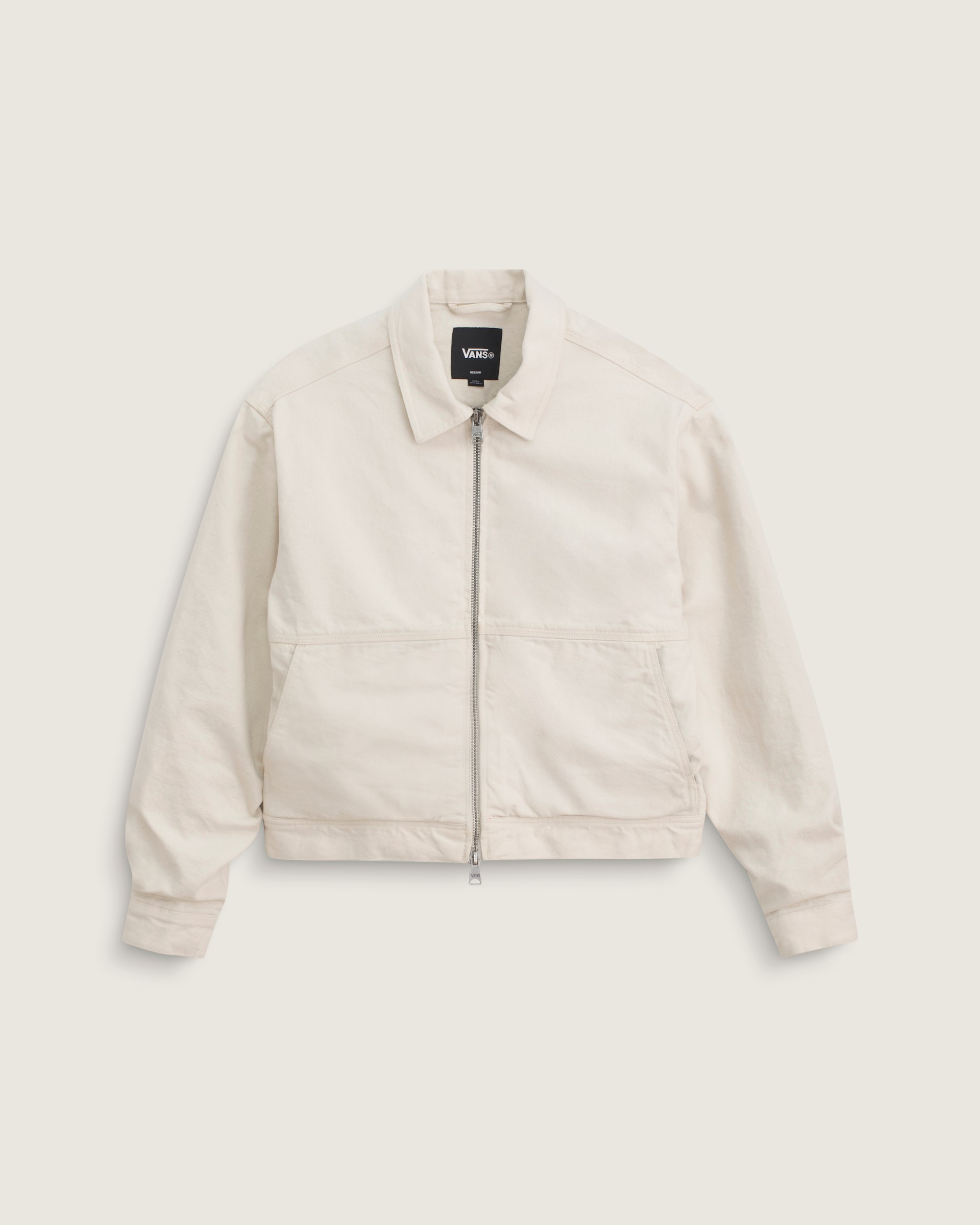 Premium Denim Station Jacket in Natural Seed Beige | Vans