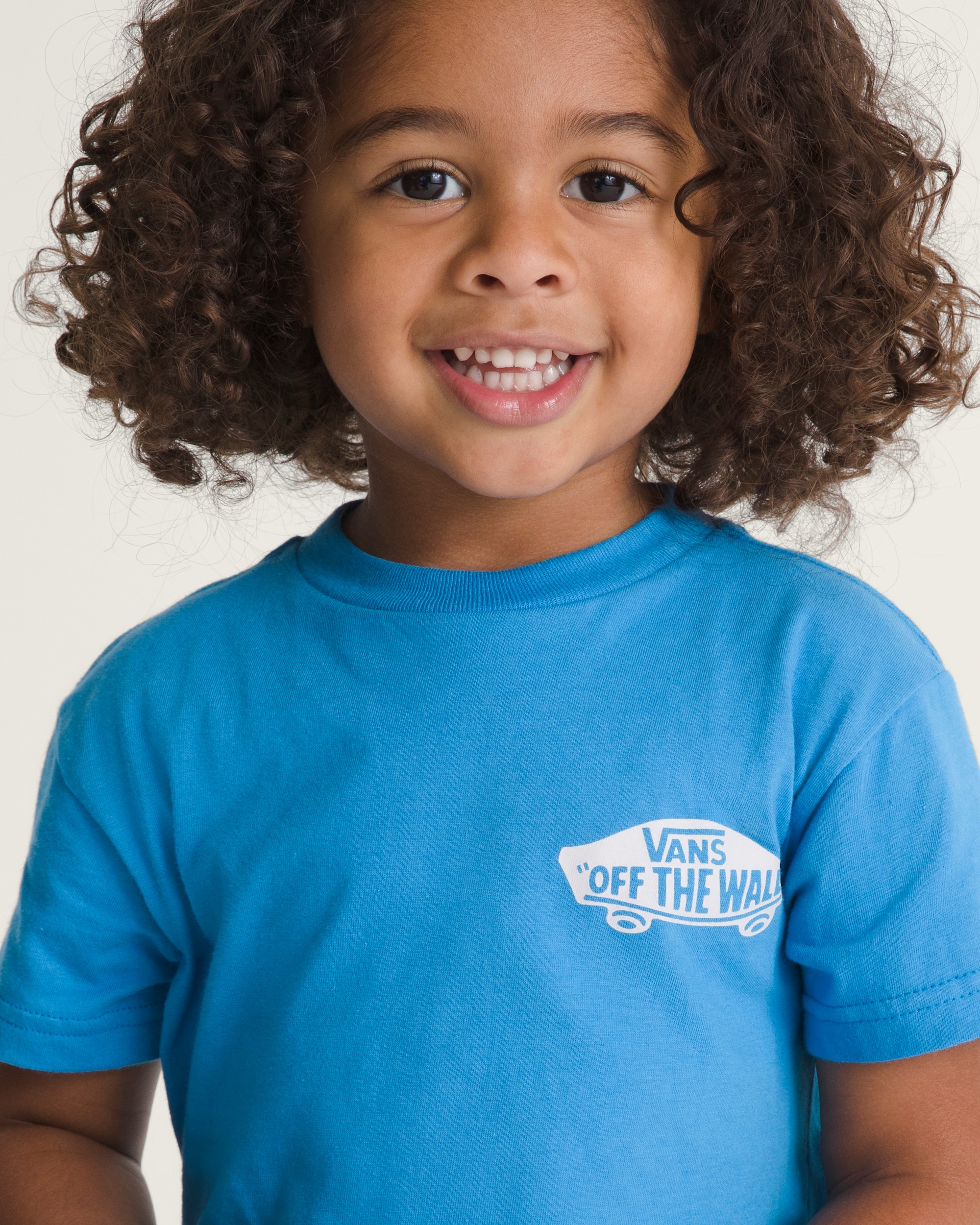 Little Kids Double Standard T-Shirt in Bright Azure Blue | Vans