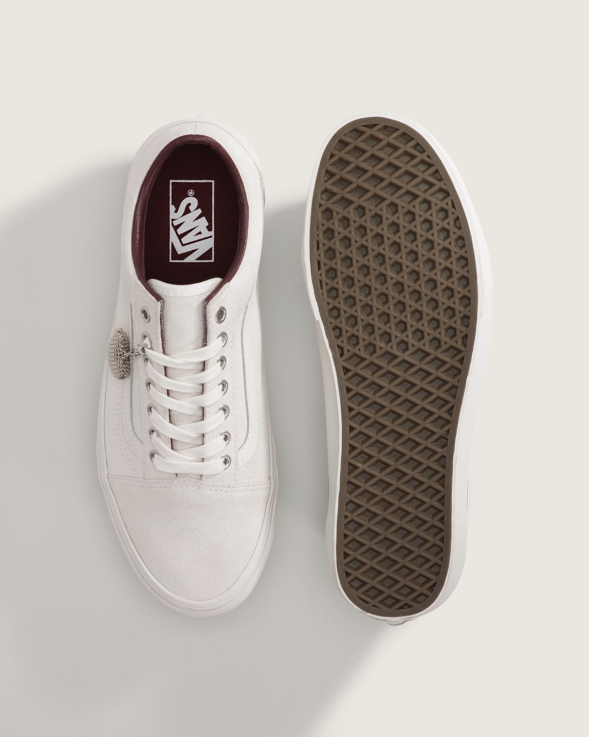 Old Skool Shoe VANS Blanc De Blanc White ALT2