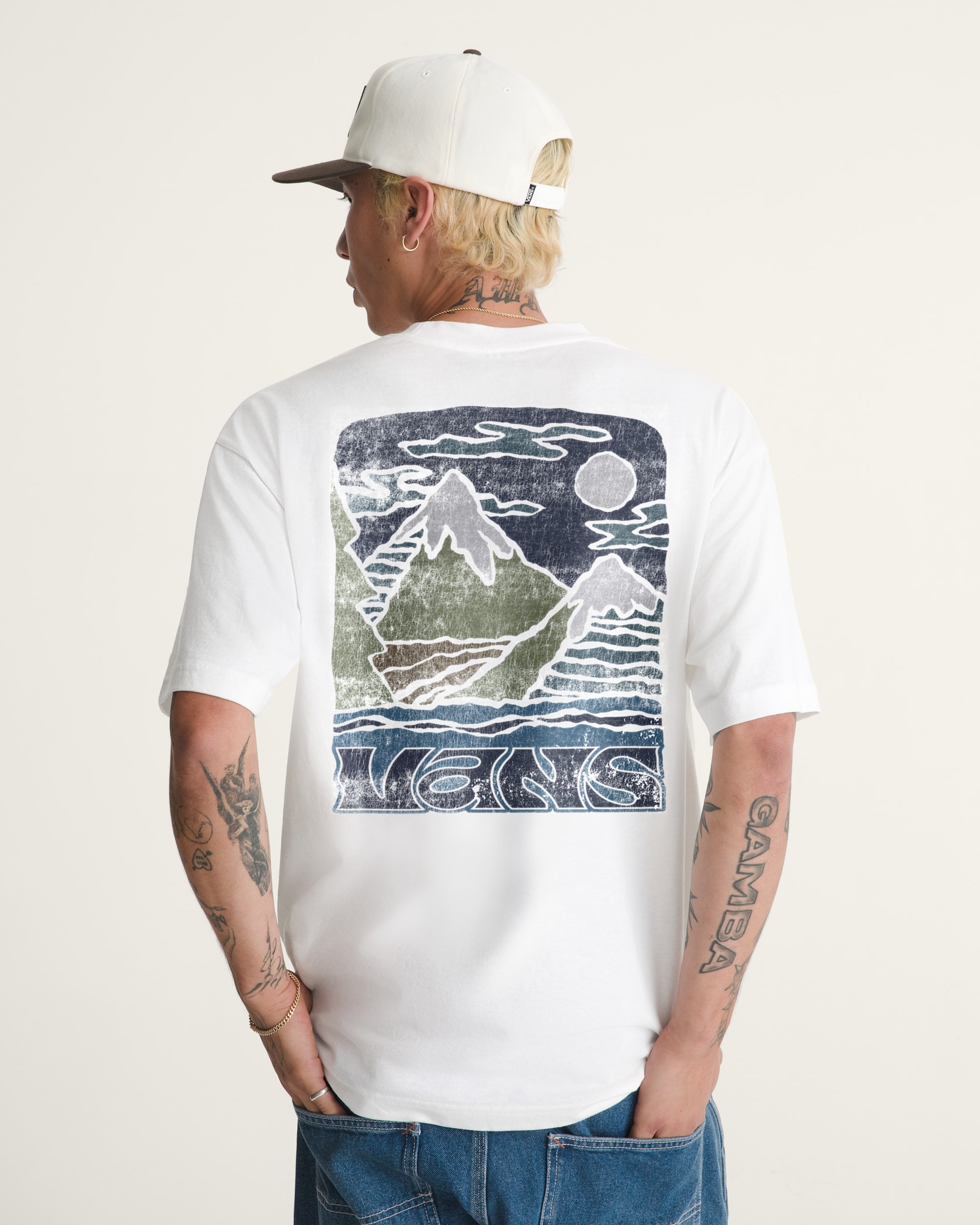 New Heights TShirt VANS White ALT2