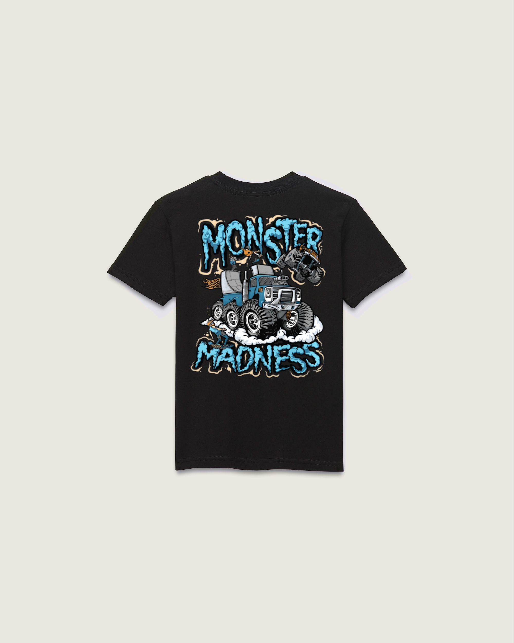 Little Kids Monster Madness TShirt VANS Black HERO