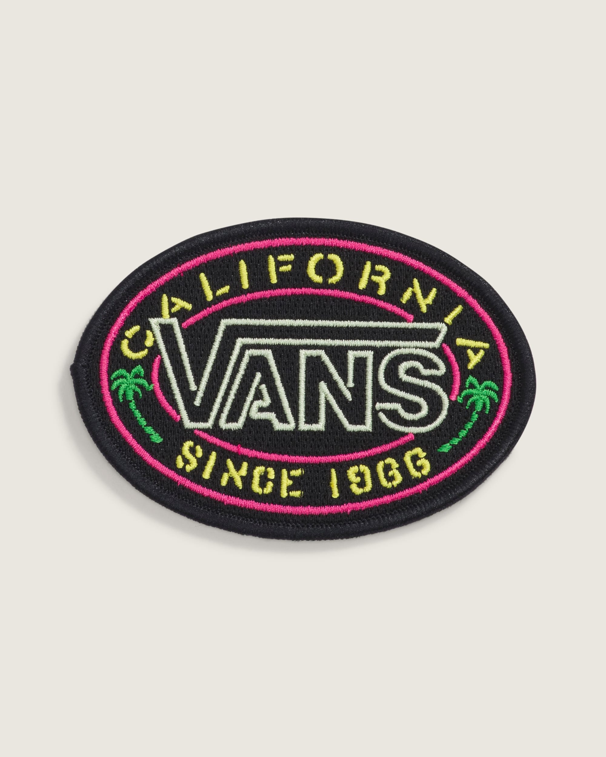 Waffle Shop Electric Glow California Patch VANS Black HERO