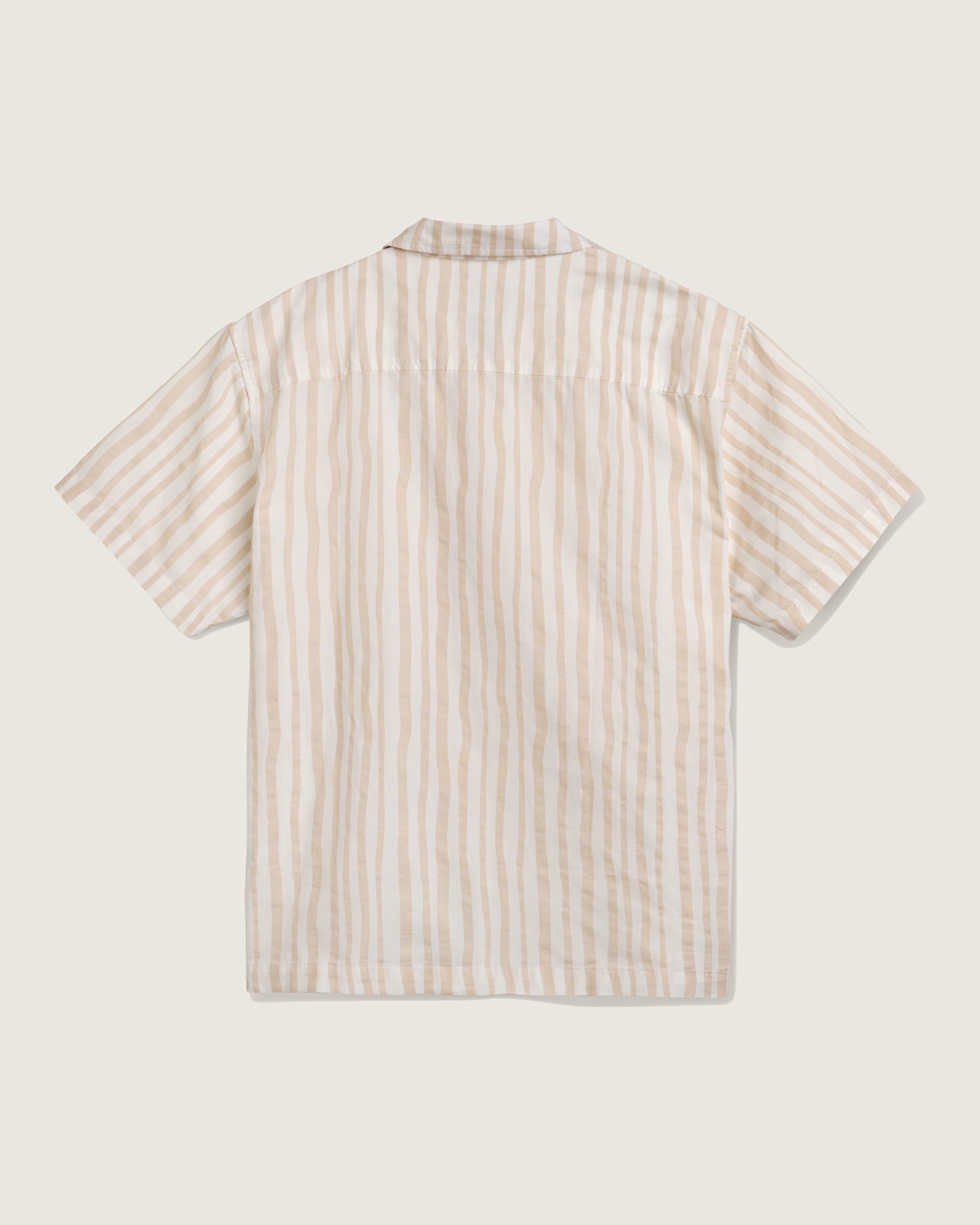 Newland Stripe TShirt VANS Crme Brulee Beige ALT1