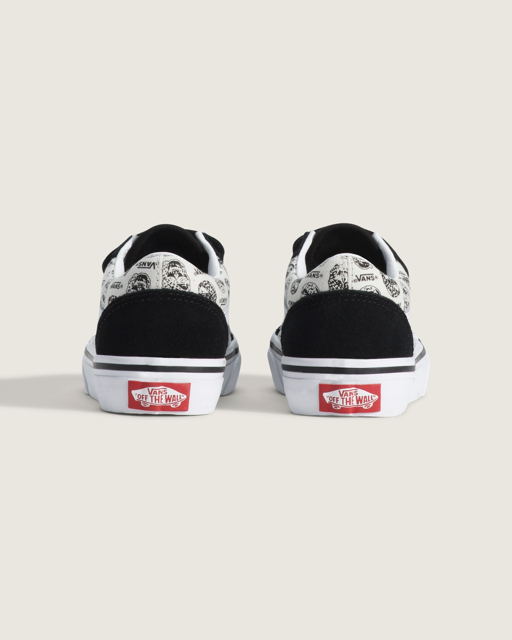 Little Kids Old Skool V Shoe VANS Black  White ALT3