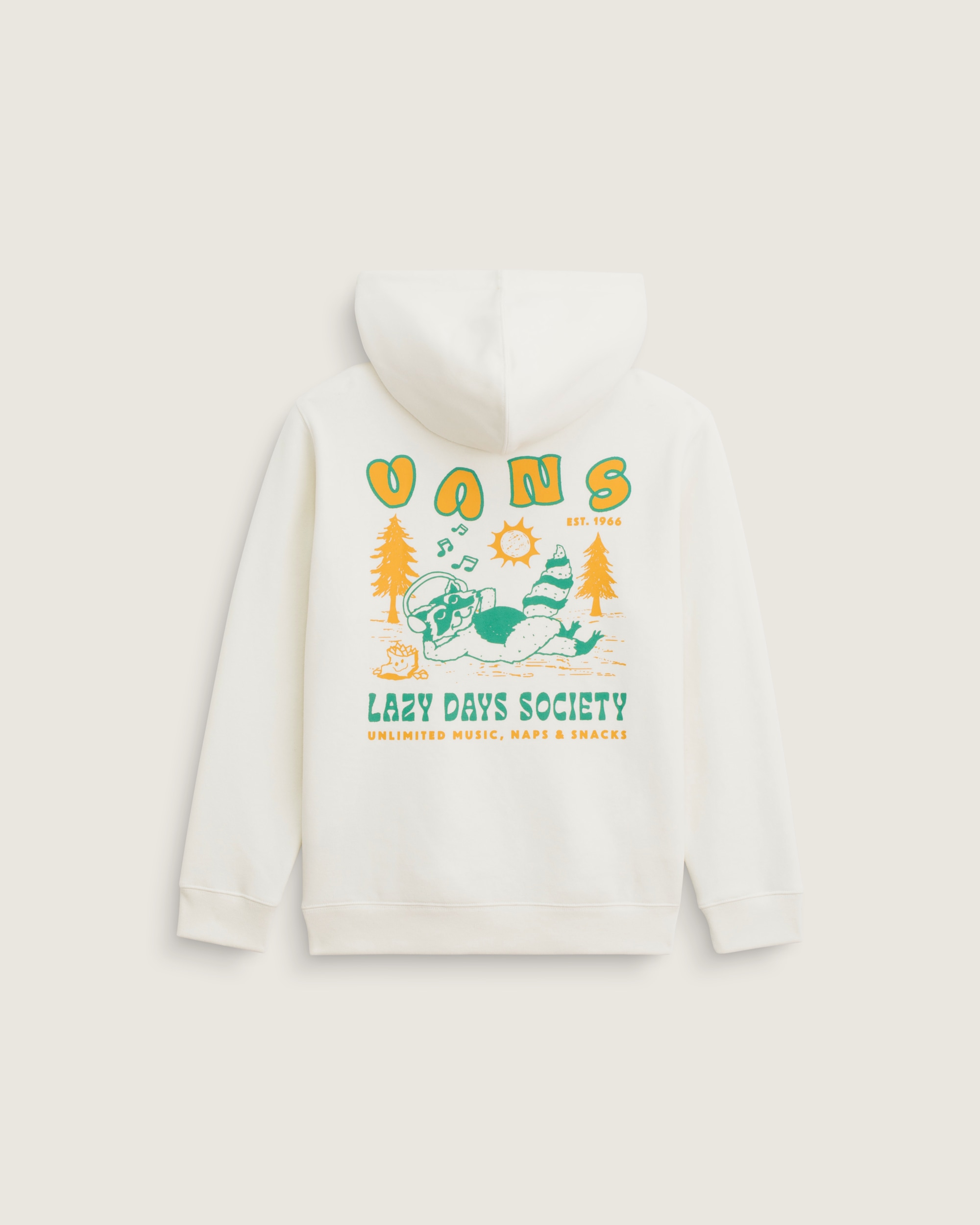 Kids Lazy Daze Pullover Sweatshirt VANS Marshmallow White HERO