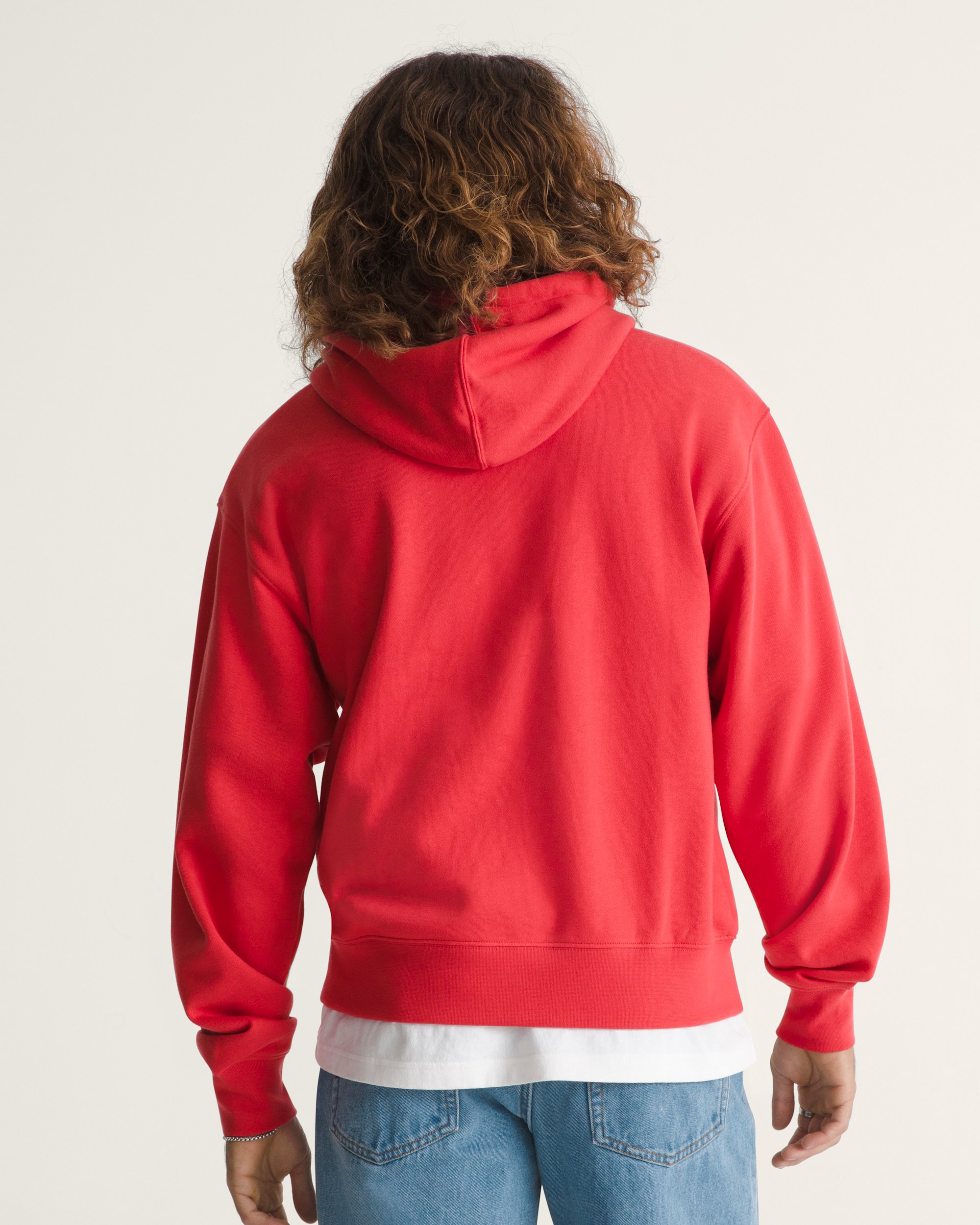 Stretch Logo Pullover Hoodie VANS Crimson Haze Red ALT3