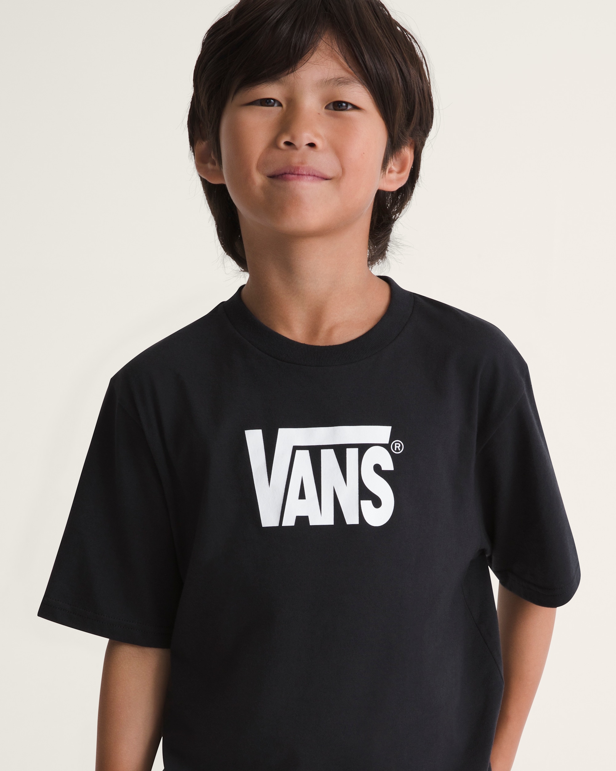 Kids Stretch Logo TShirt VANS Black ALT4