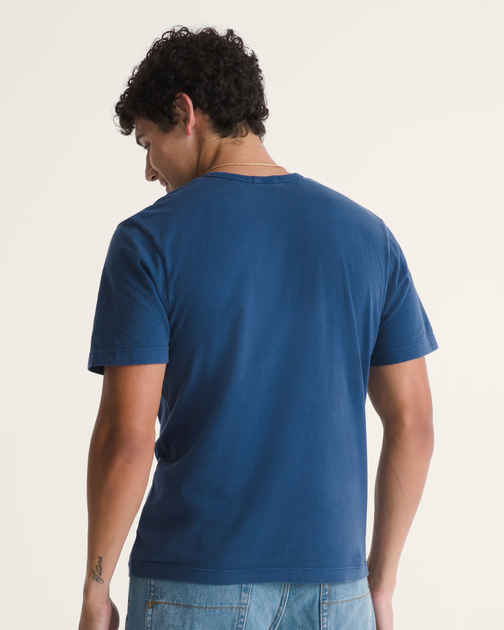 Premium Shrunken TShirt VANS Deep Indigo Blue ALT3